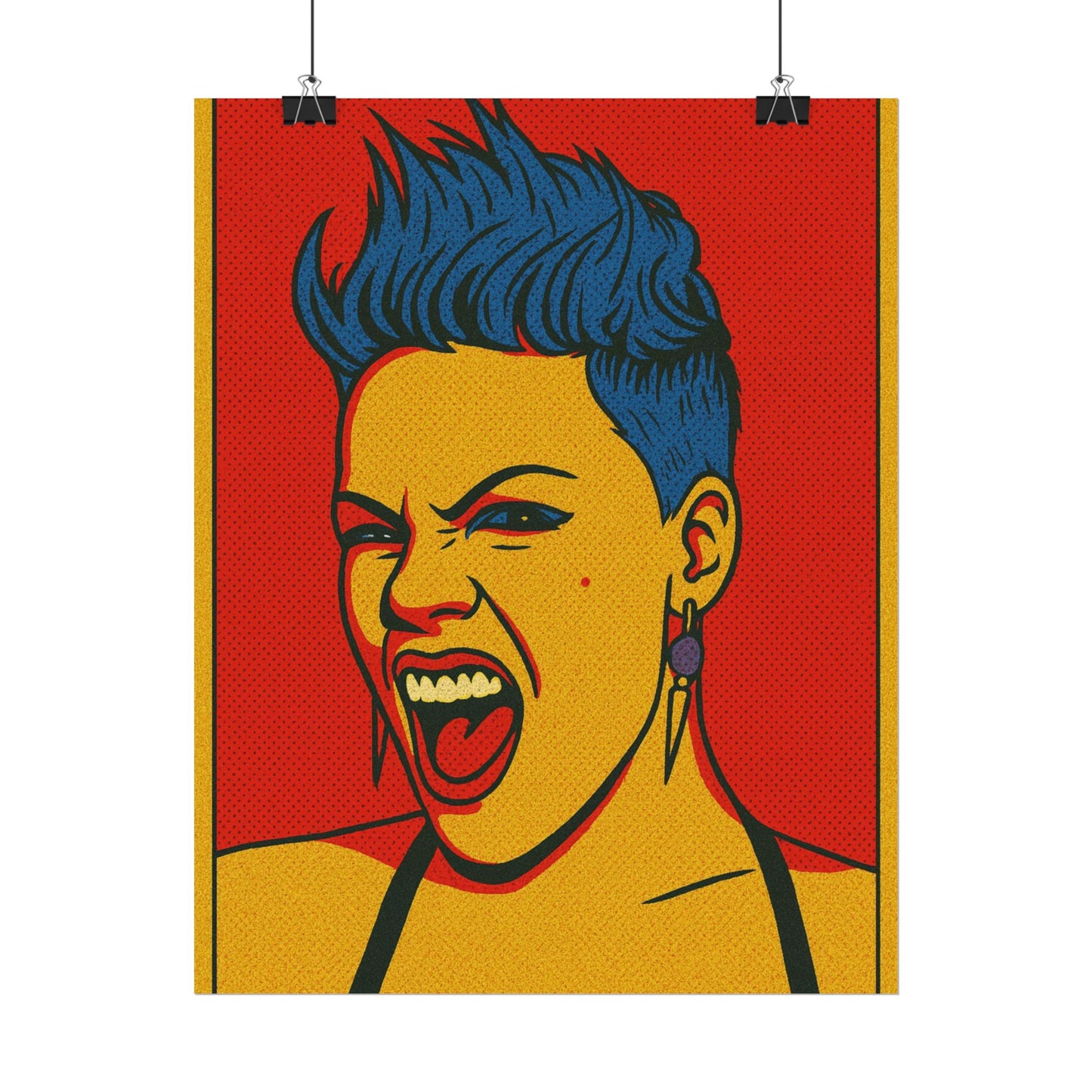 Pink Pop Art Poster