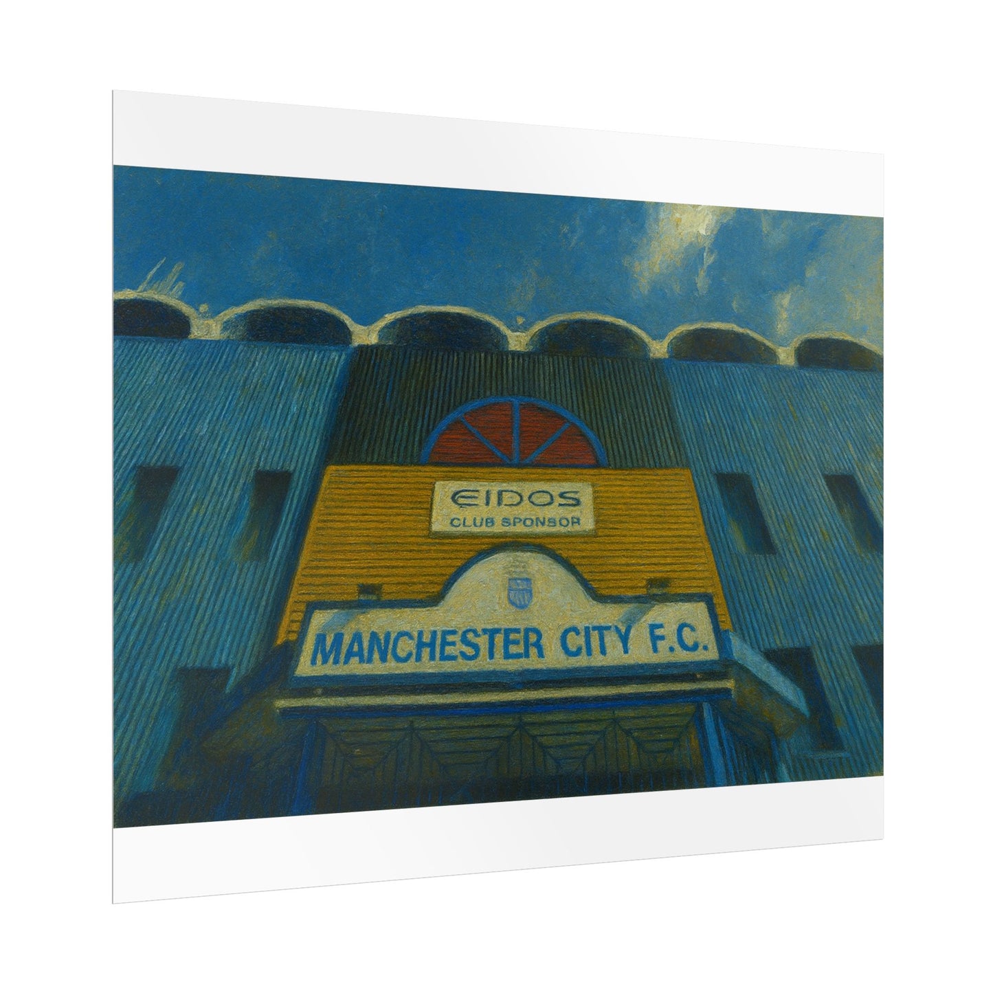 Manchester City F.C. Maine Road Rolled Poster