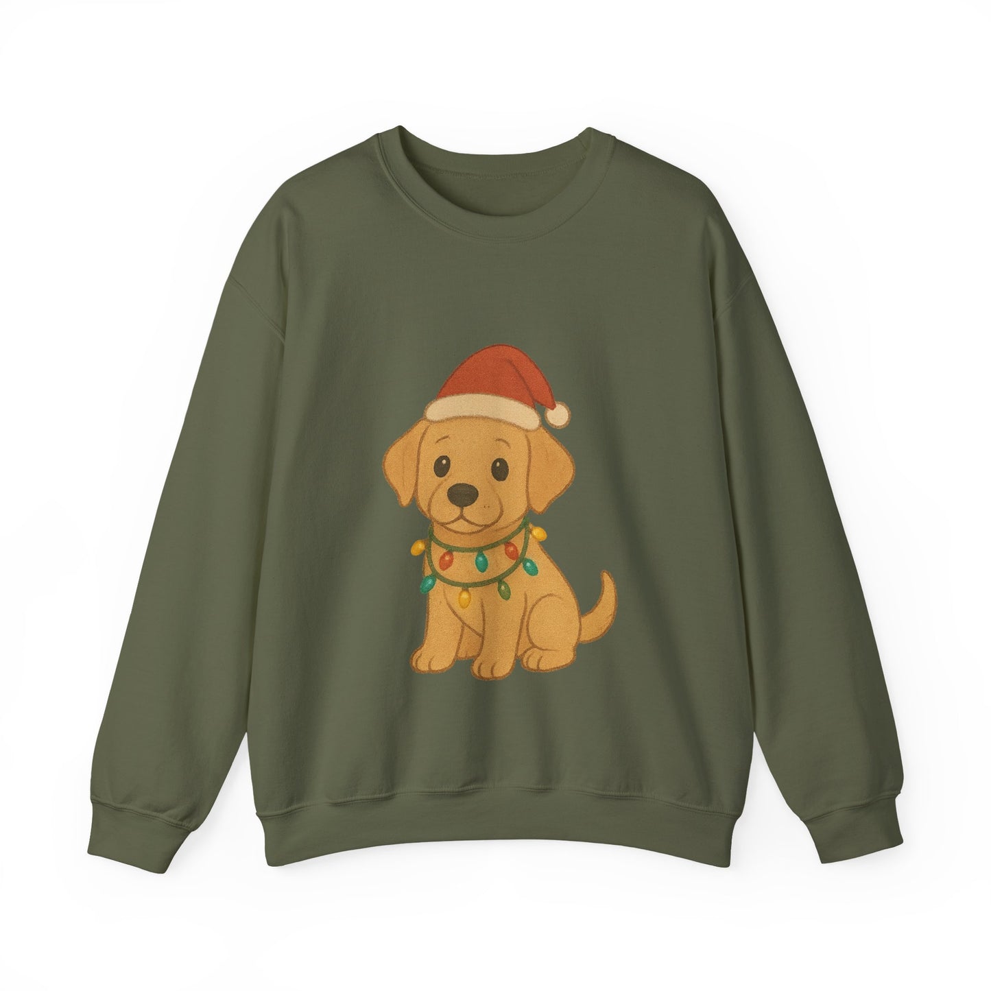Cute Christmas Labrador Puppy Sweatshirt