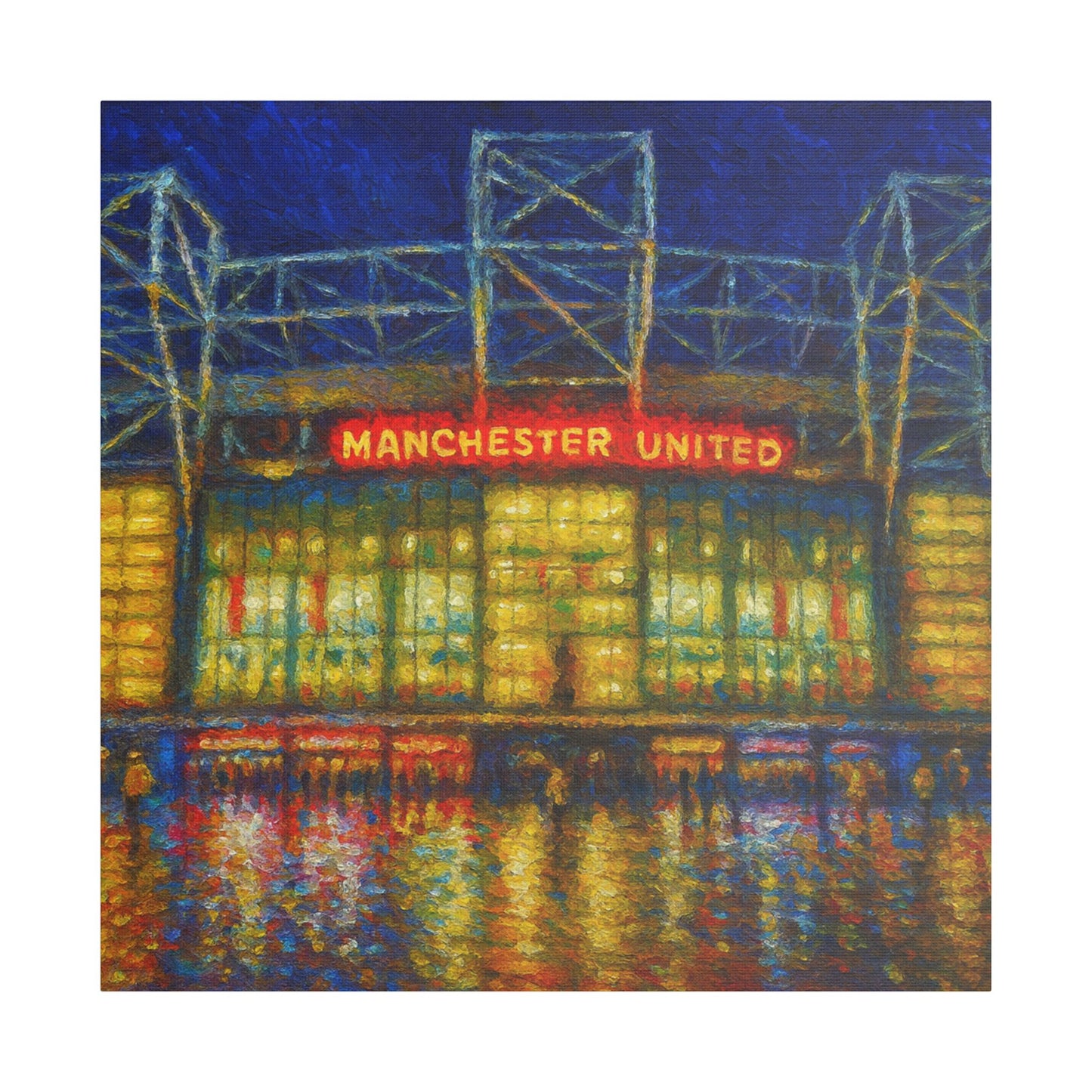 Manchester United Old Trafford Art Print Canvas