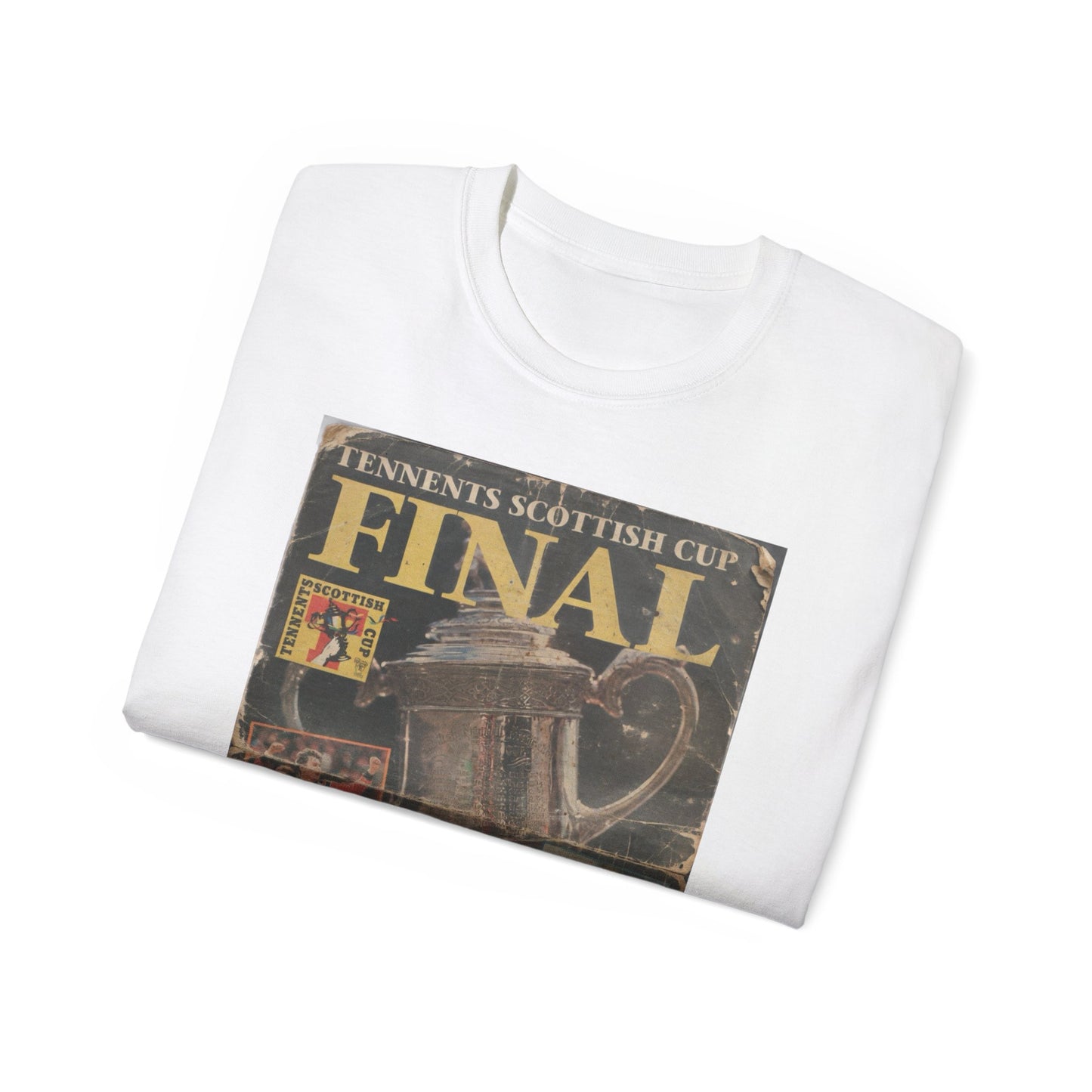 1994 Scottish Challenge Cup Final Dundee United Rangers Programme Poster Unisex Ultra Cotton Tee