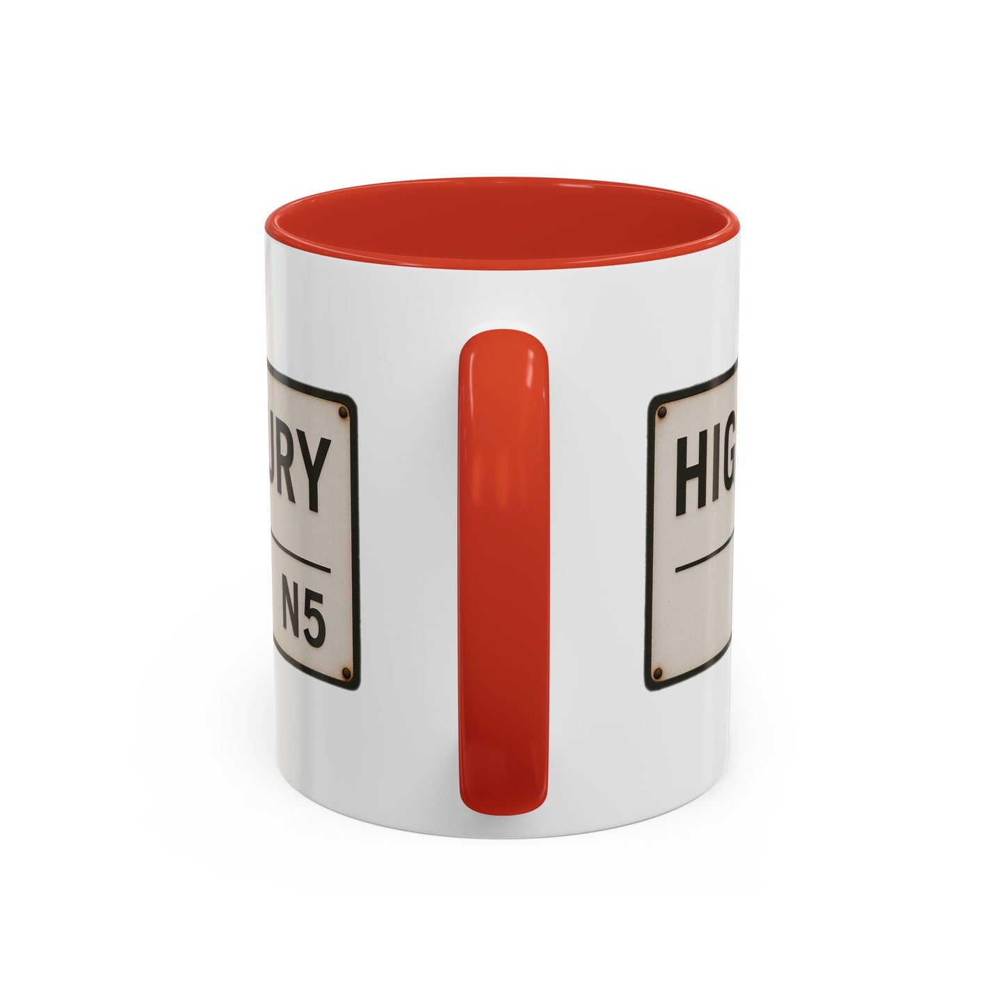 Highbury Arsenal Road Sign Mug