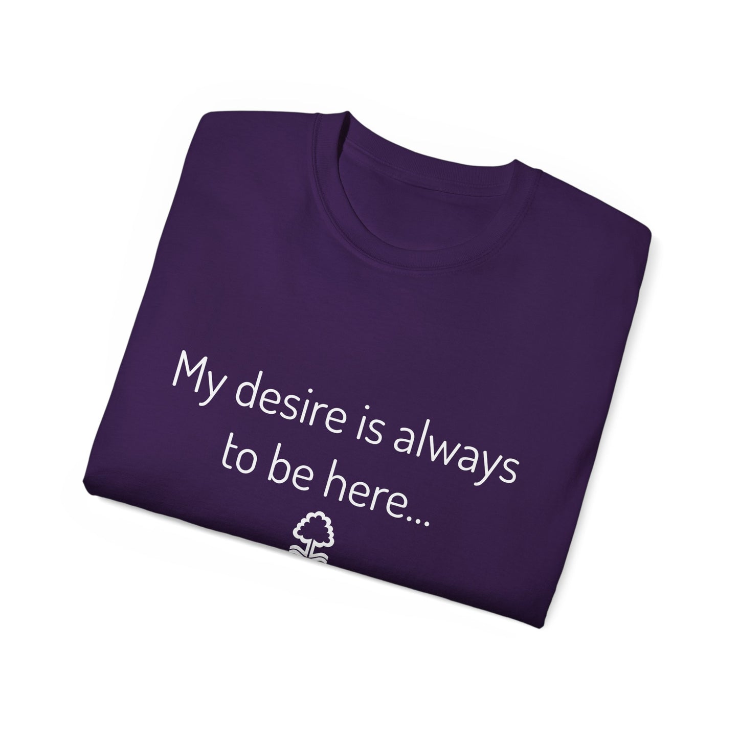 My Desire Is Always to Be Here Nottingham Forest T-Shirt