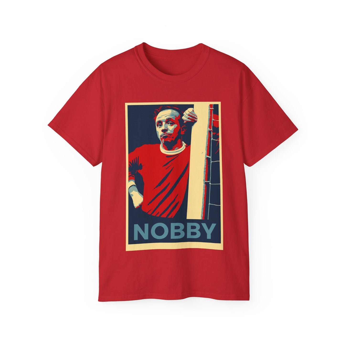 Nobby Stiles Hope Poster T-Shirt - Manchester United