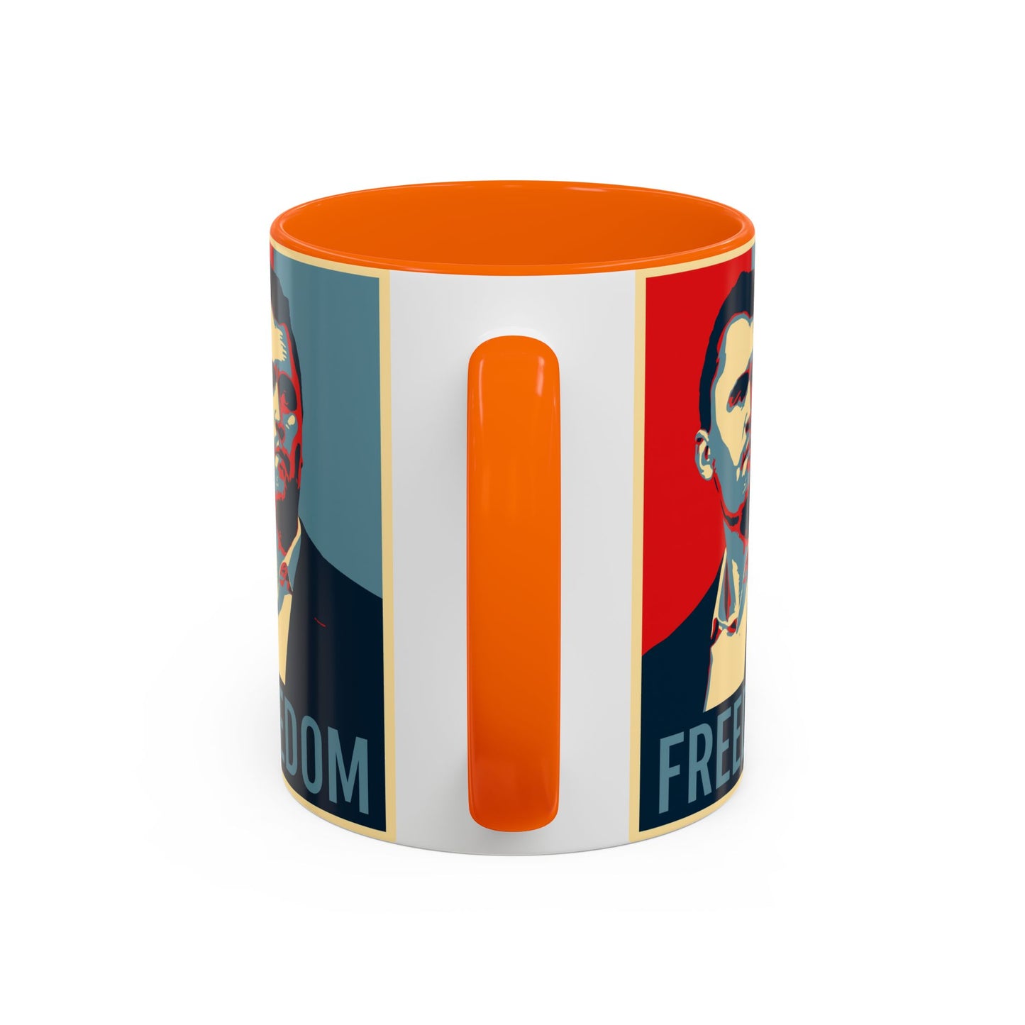 Charlie Kirk Hope Freedom Mug