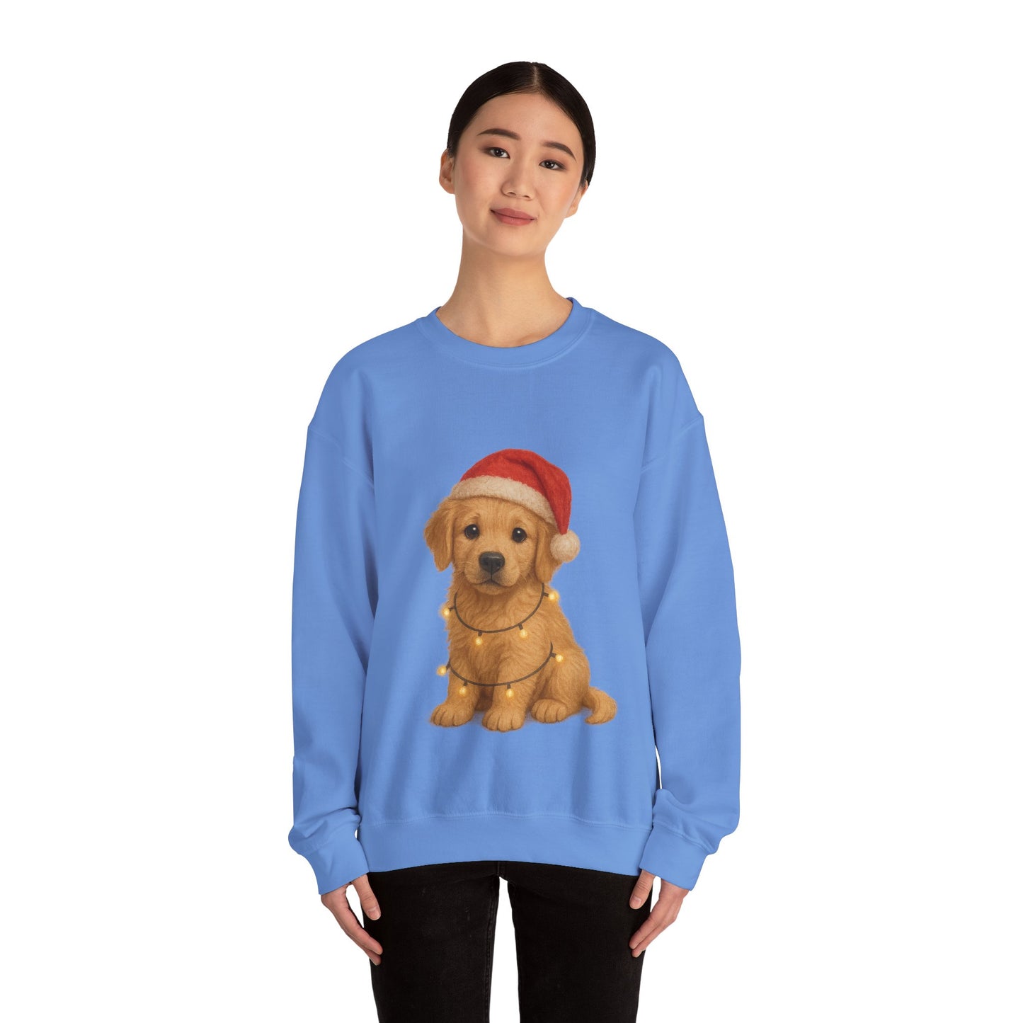 Golden Retriever Puppy Christmas Jumper