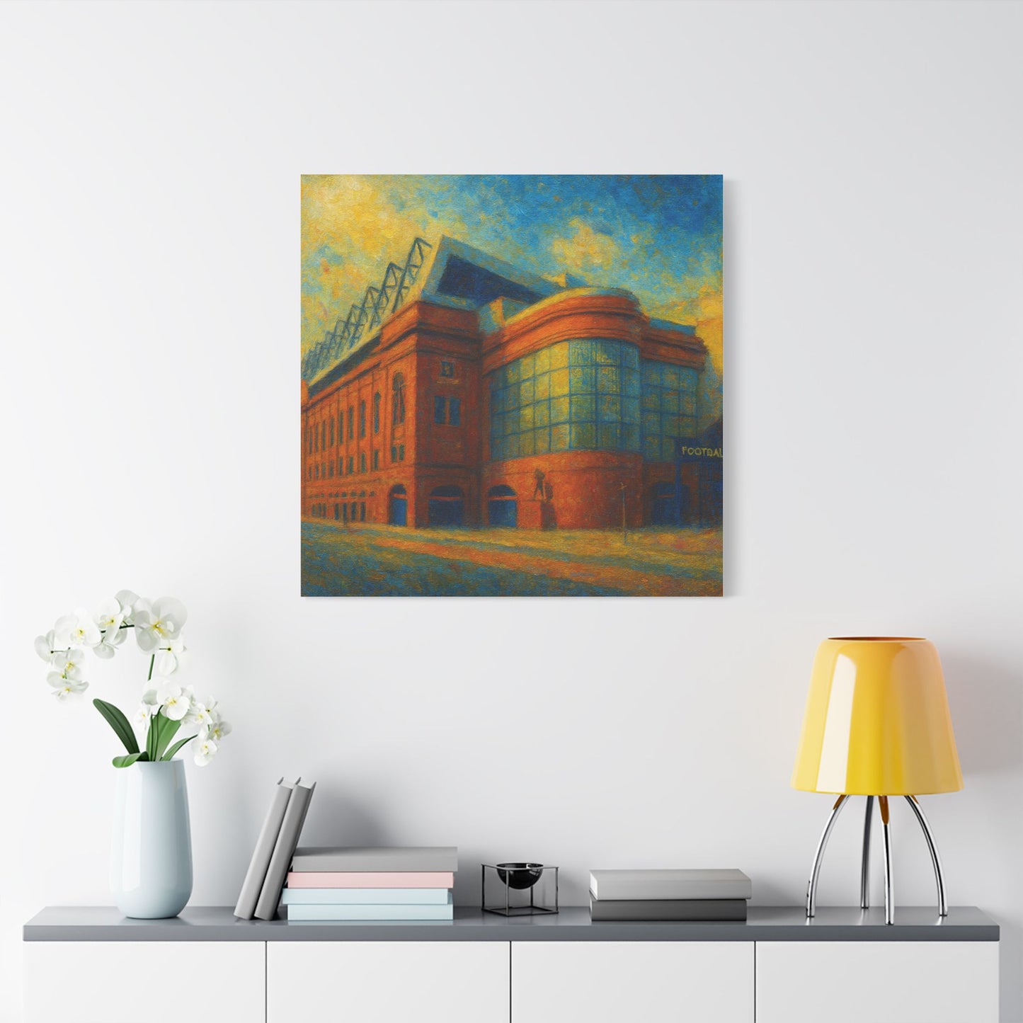Rangers FC Ibrox Stadium Canvas Wall Art