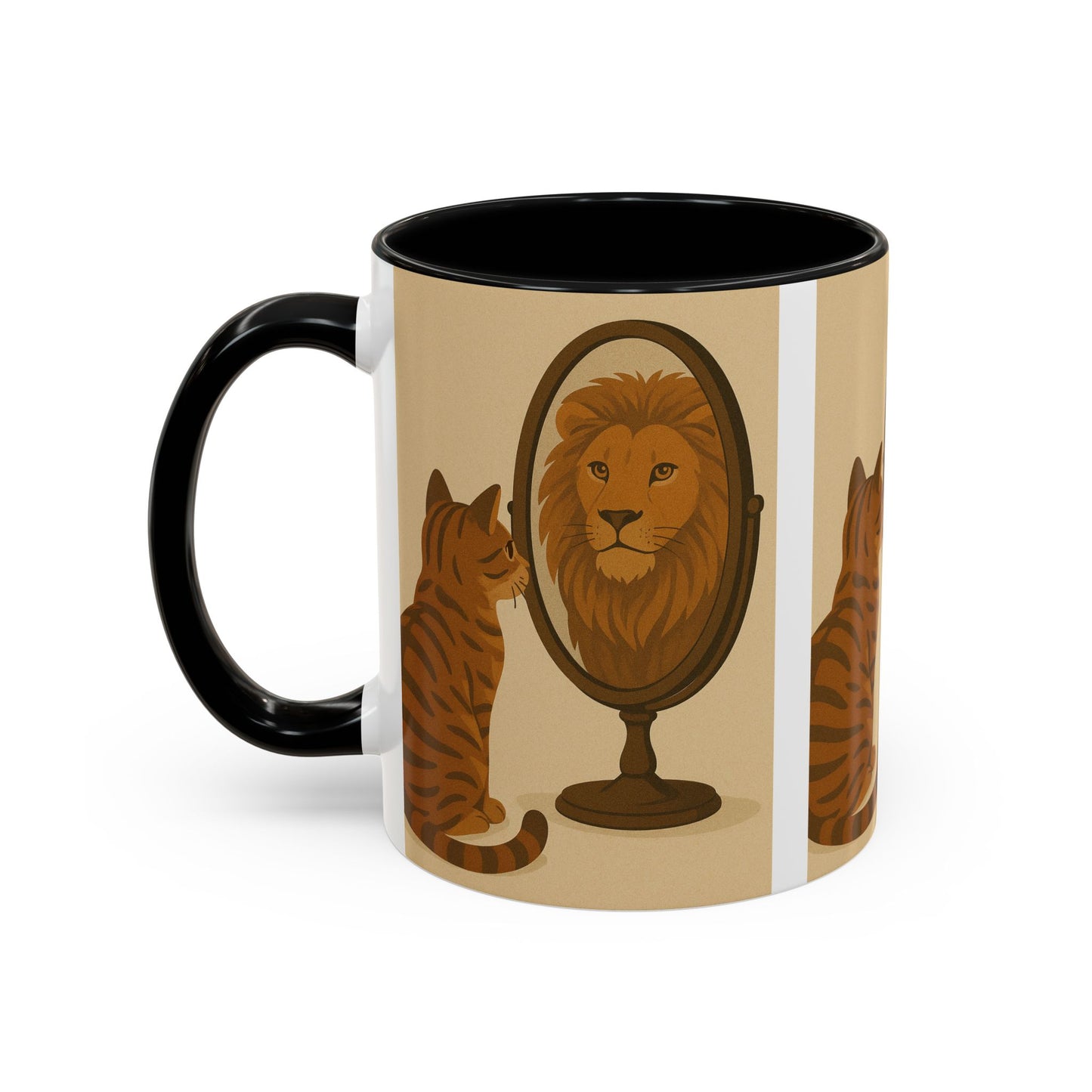 Cat and Lion Mug