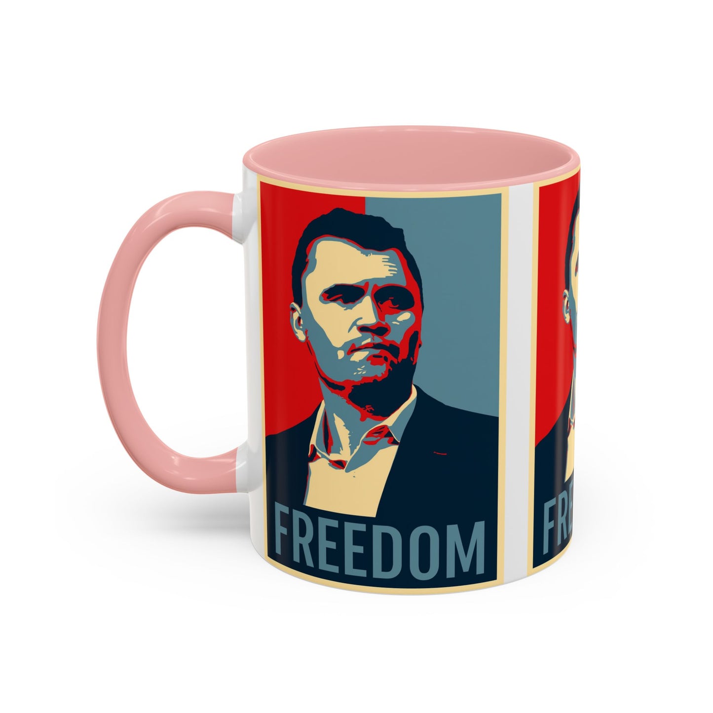 Charlie Kirk Hope Freedom Mug