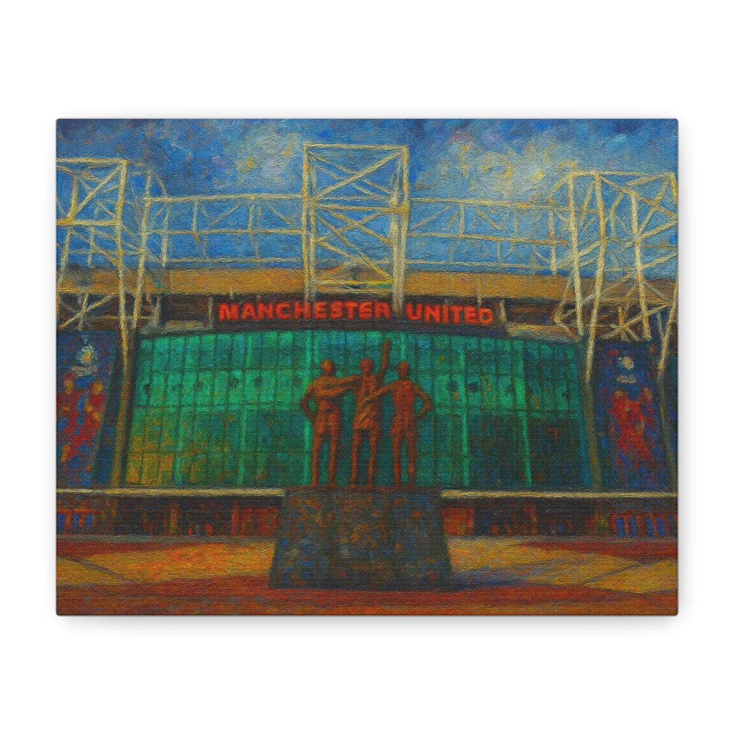 Manchester United Old Trafford United Trinity Art Canvas