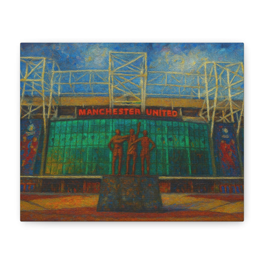 Manchester United Old Trafford United Trinity Art Canvas