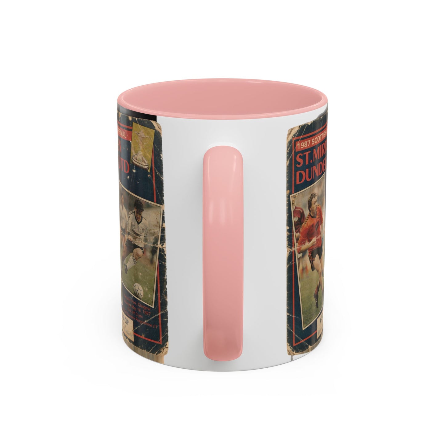 1987 Scottish Cup Final St Mirren Dundee United Programme Poster Accent Coffee Mug (11, 15oz)