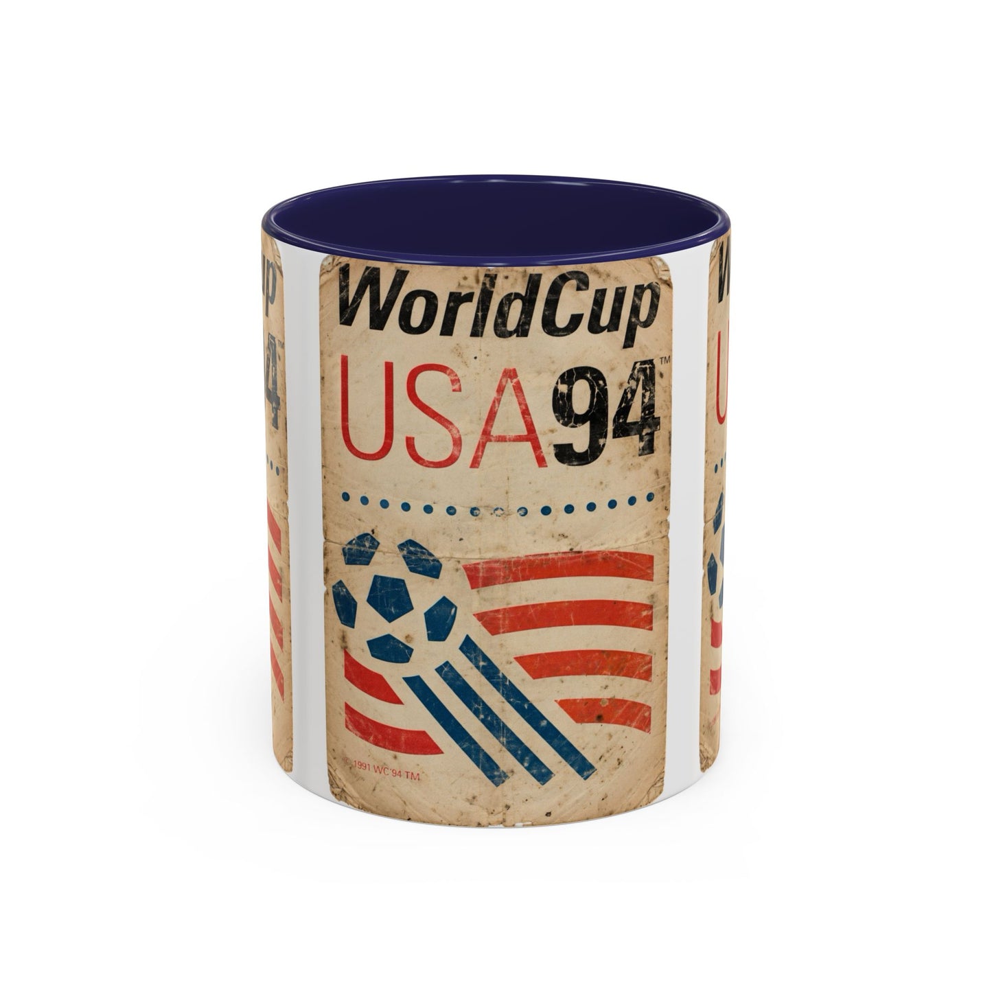 USA 94 World Cup Ball and Stripes Coffee Mug (11, 15oz)