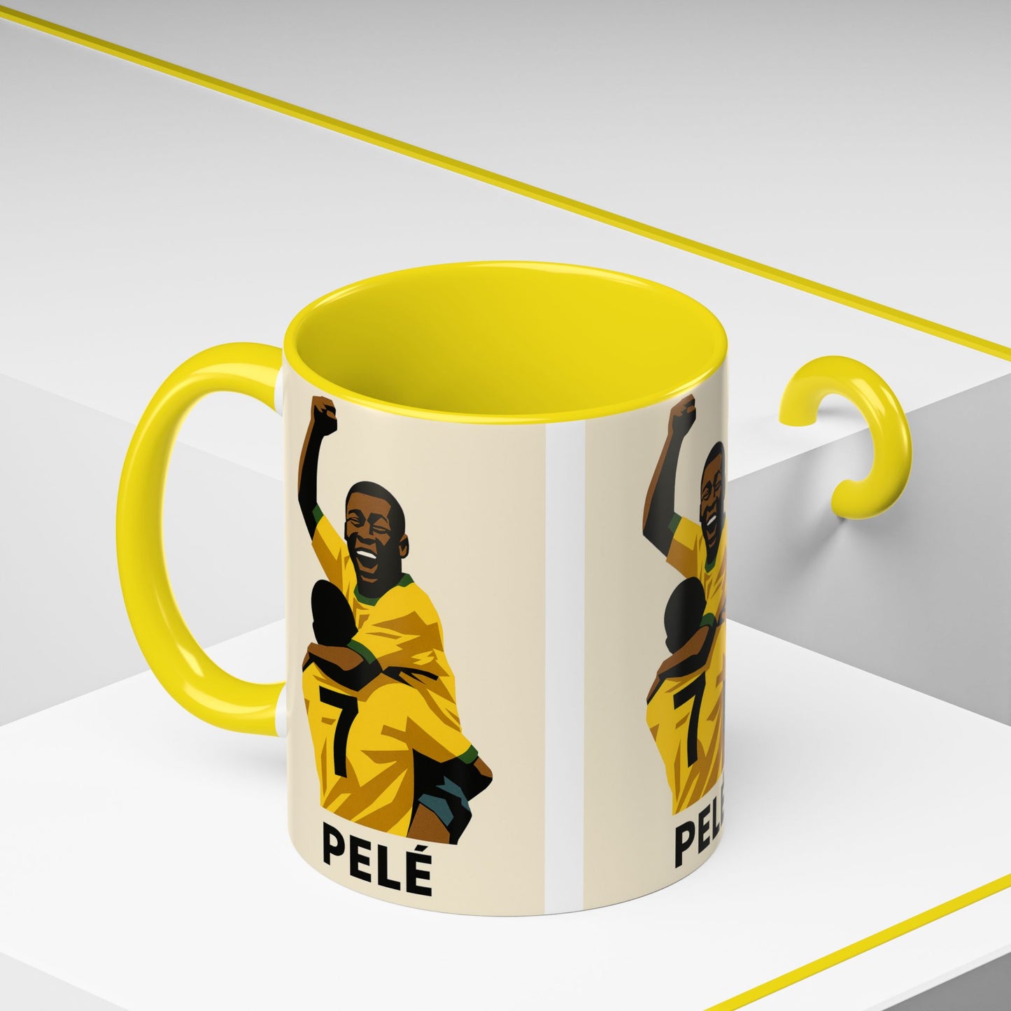 Pelé Celebration Coffee Mug - Brazil