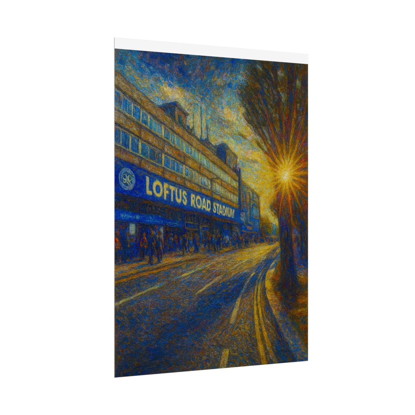 Queens Park Rangers Loftus Road Stadium Rolled Poster
