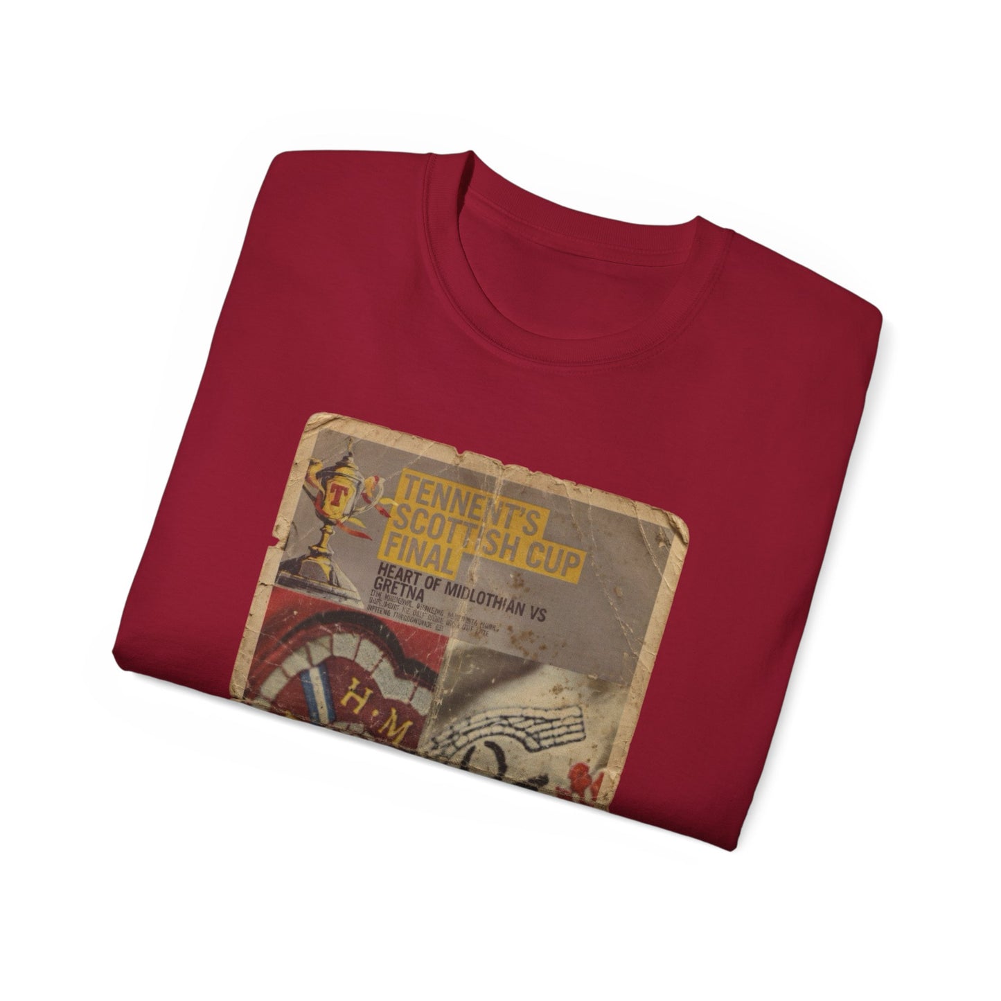 2006 Scottish Challenge Cup Final Hearts Gretna Unisex Ultra Cotton Tee