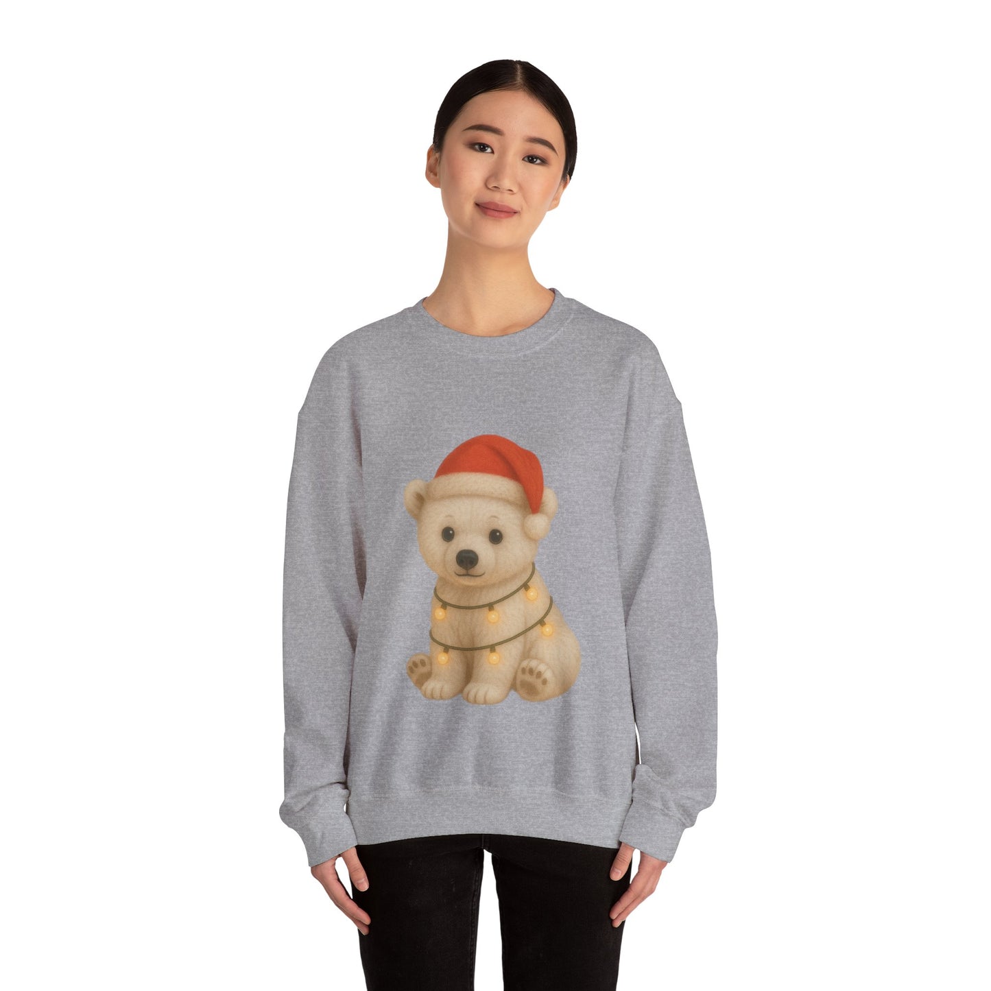 Cozy Christmas Polar Bear Sweatshirt