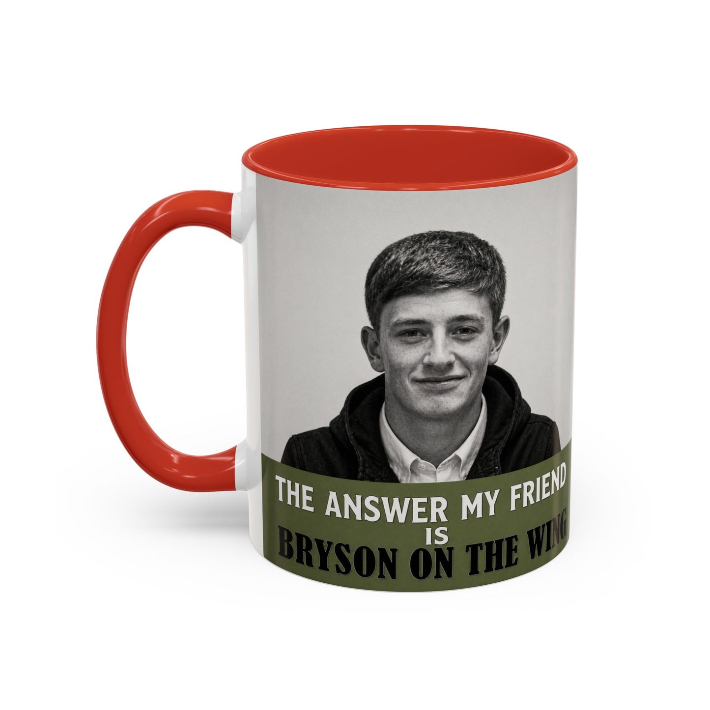 Bryson Appleton The Answer My Friend - Prestwich Heys Accent Coffee Mug (11, 15oz)