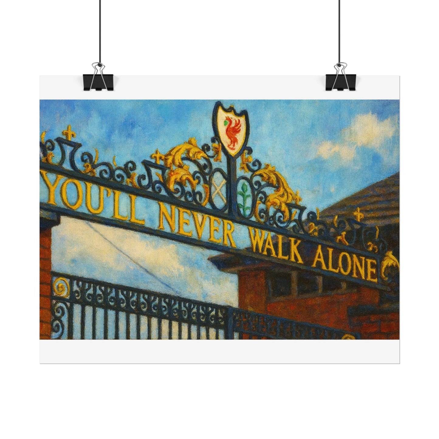 Liverpool FC Shankly Gates Art Poster