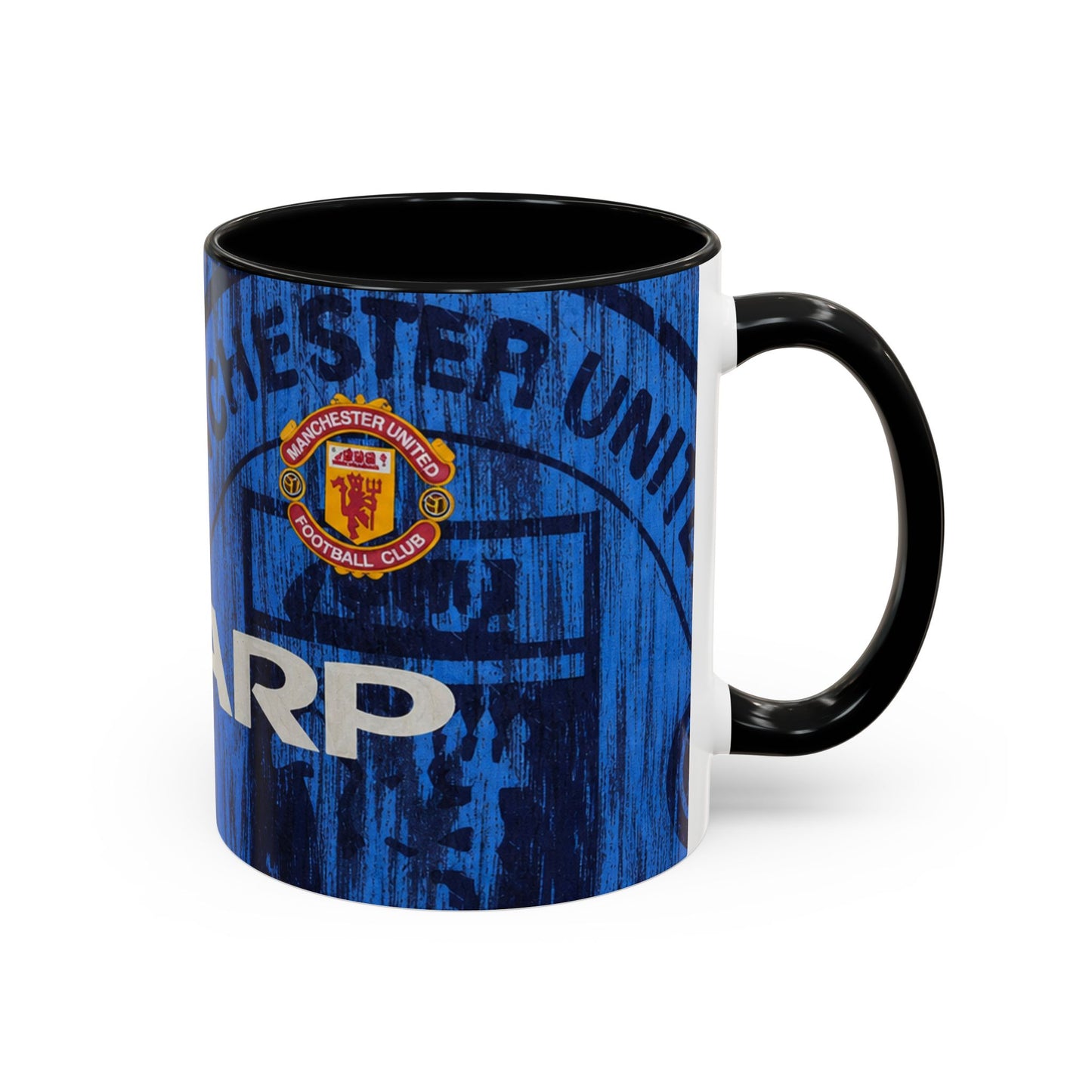 Manchester United 1992-93 Away Shirt Accent Coffee Mug (11, 15oz)