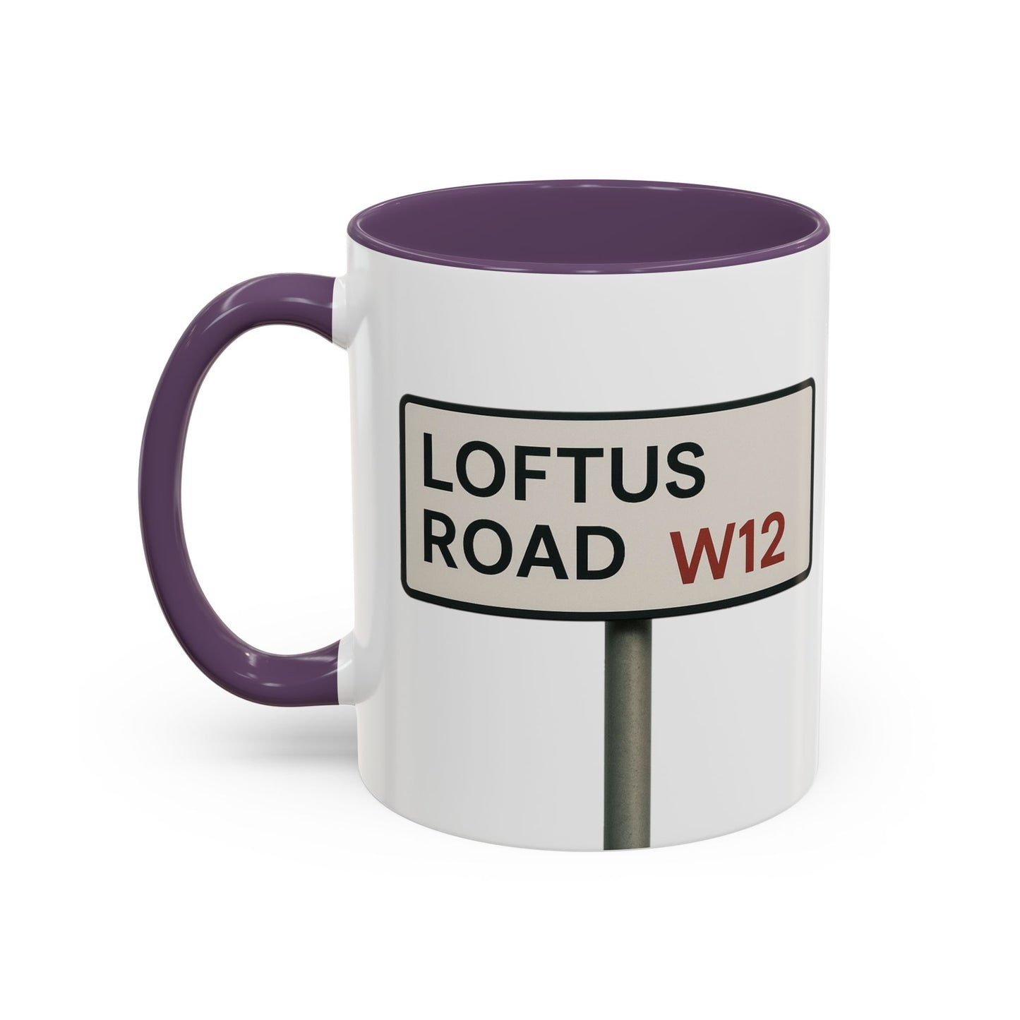 Loftus Road QPR Road Sign Mug