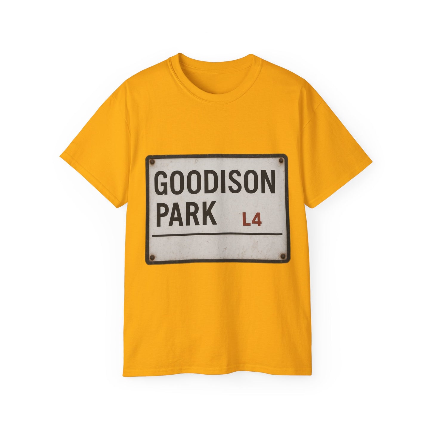 Goodison Park Everton Road Sign T-Shirt