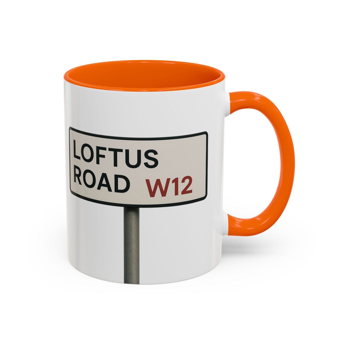 Loftus Road QPR Road Sign Mug