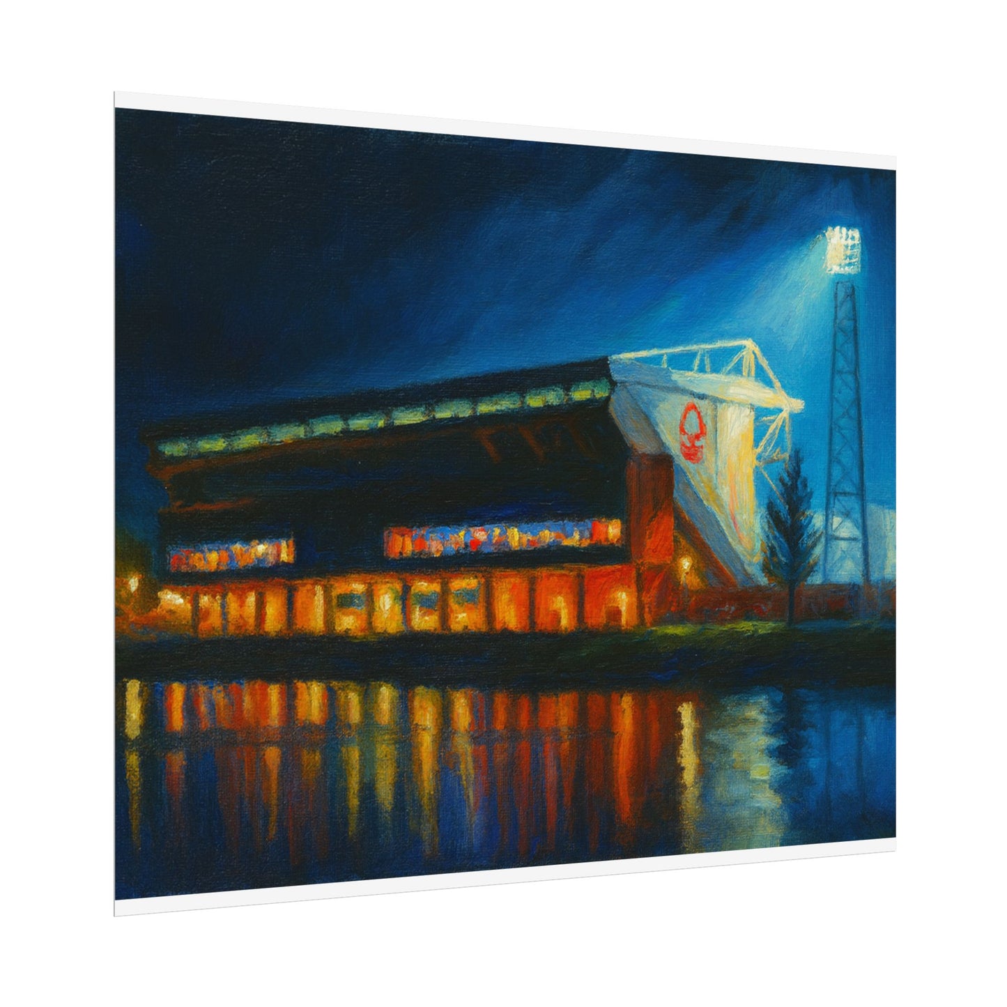 Nottingham Forest City Ground Art Poster