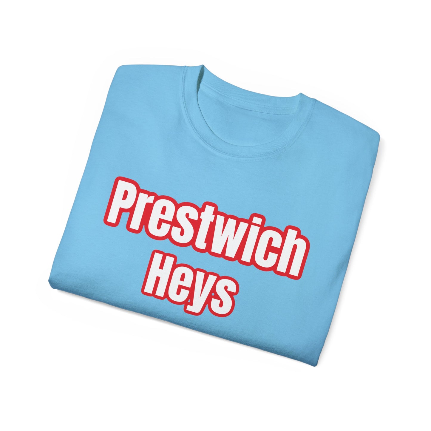 Prestwich Heys Est. 1938 Red on Black