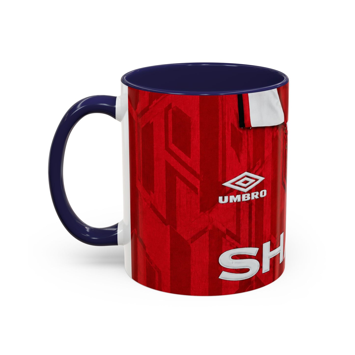 Manchester United 1992 - 94 Shirt Accent Coffee Mug (11, 15oz)