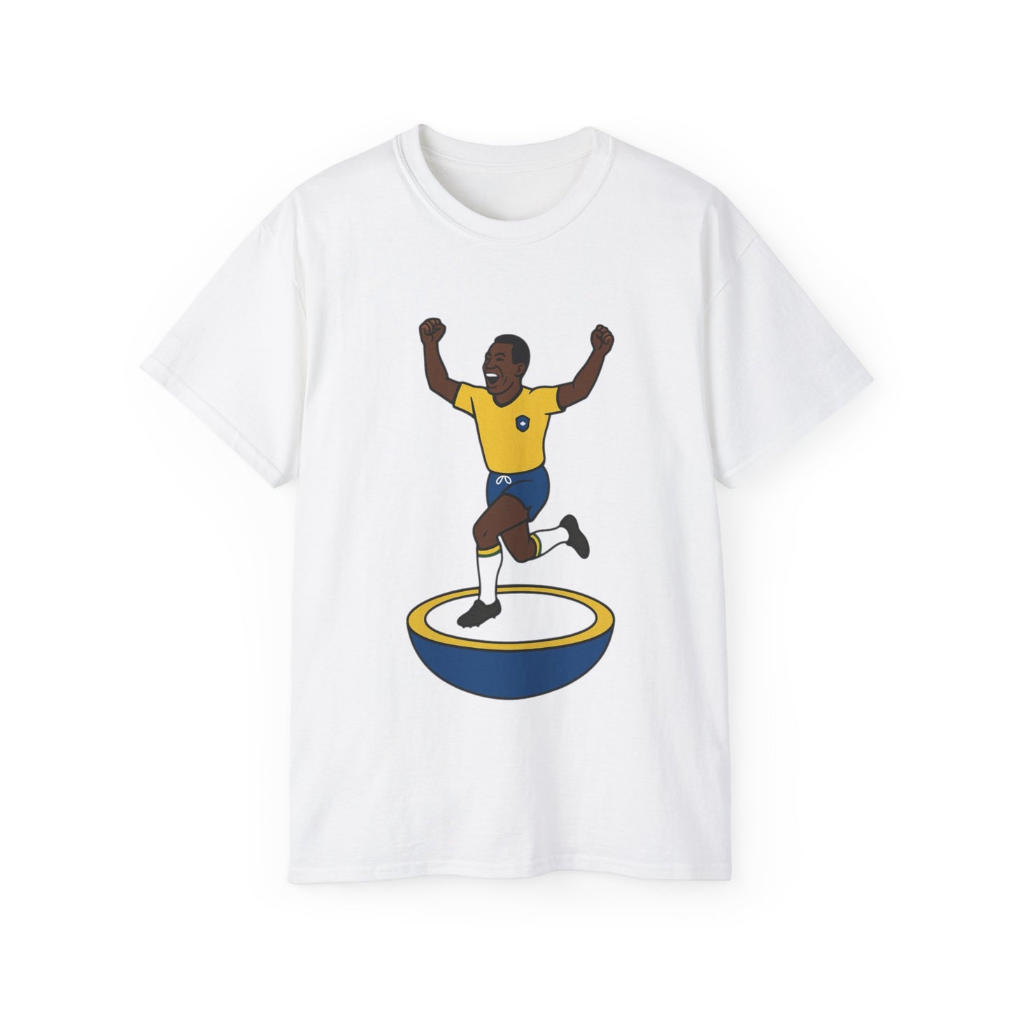 Pele Cartoon Subbuteo T-Shirt - Brazil