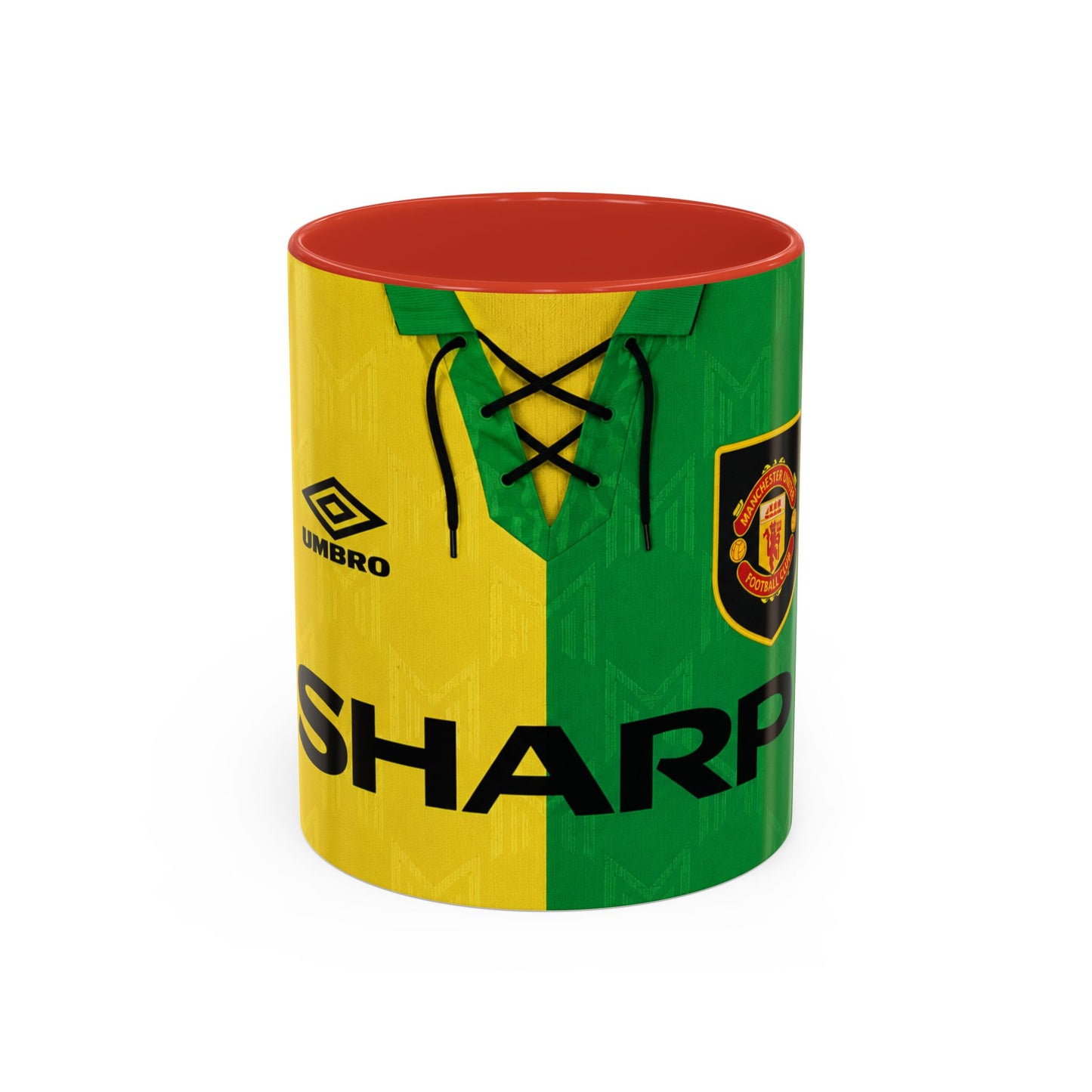 Manchester United 1992-94 Third Shirt Accent Coffee Mug (11, 15oz)