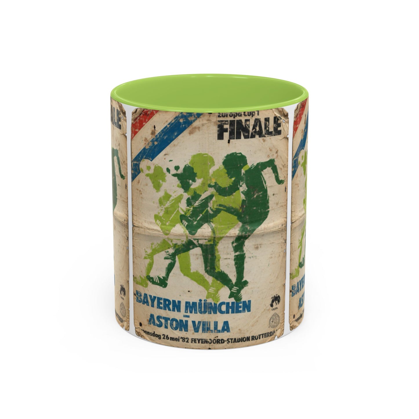 1982 European Cup Final Aston Villa Bayern Munich Poster Coffee Mug (11, 15oz)