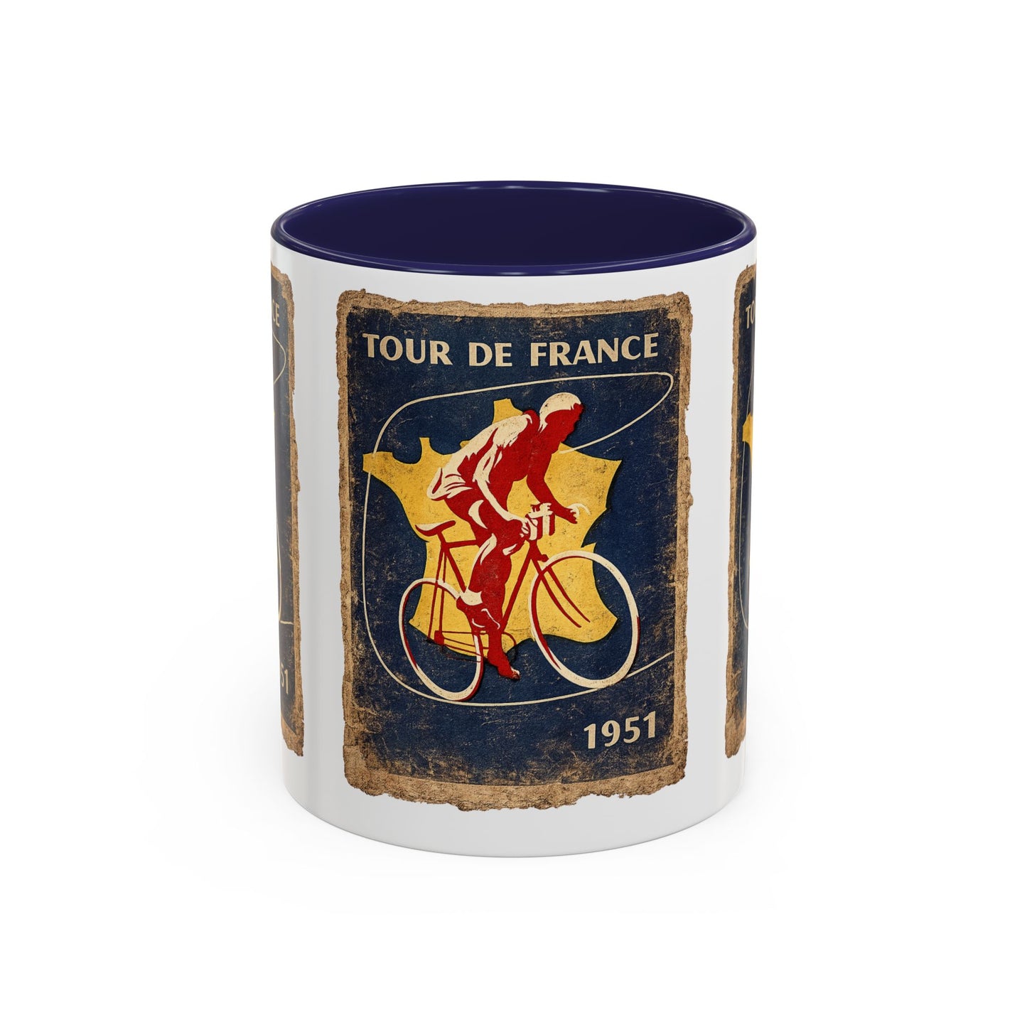Tour de France 1951 Poster  Coffee Mug (11, 15oz)