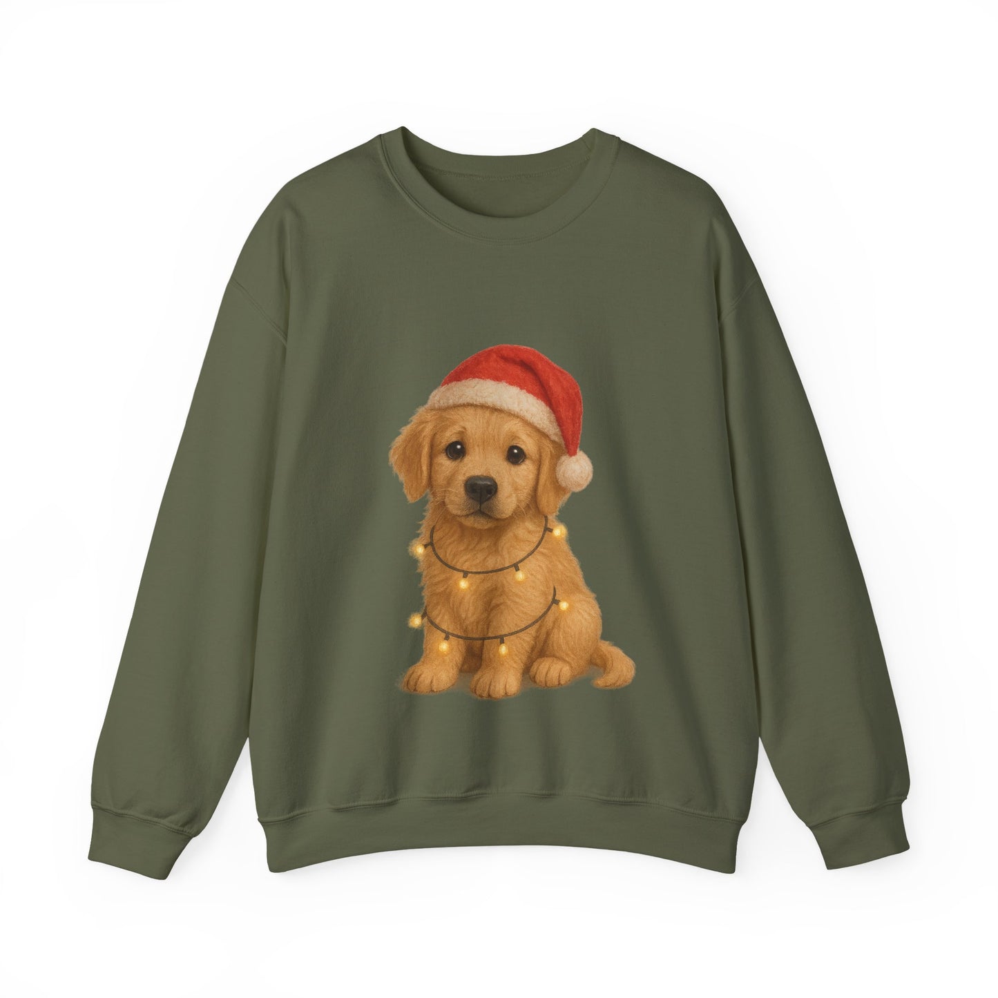 Golden Retriever Puppy Christmas Jumper