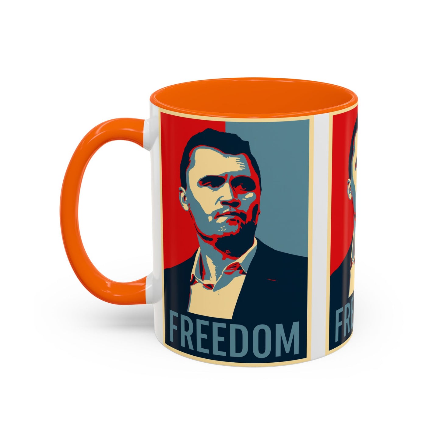 Charlie Kirk Hope Freedom Mug