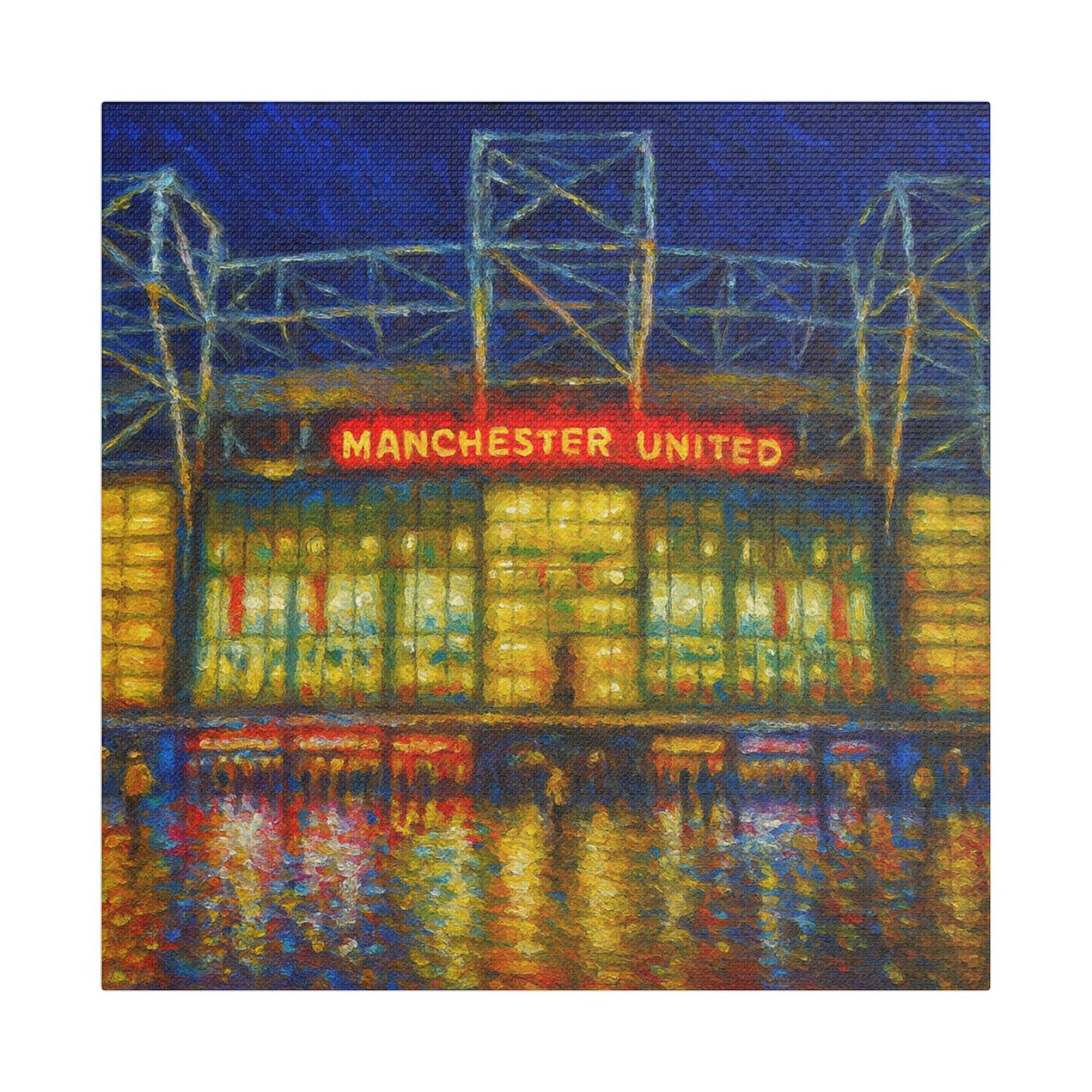 Manchester United Old Trafford Art Print Canvas