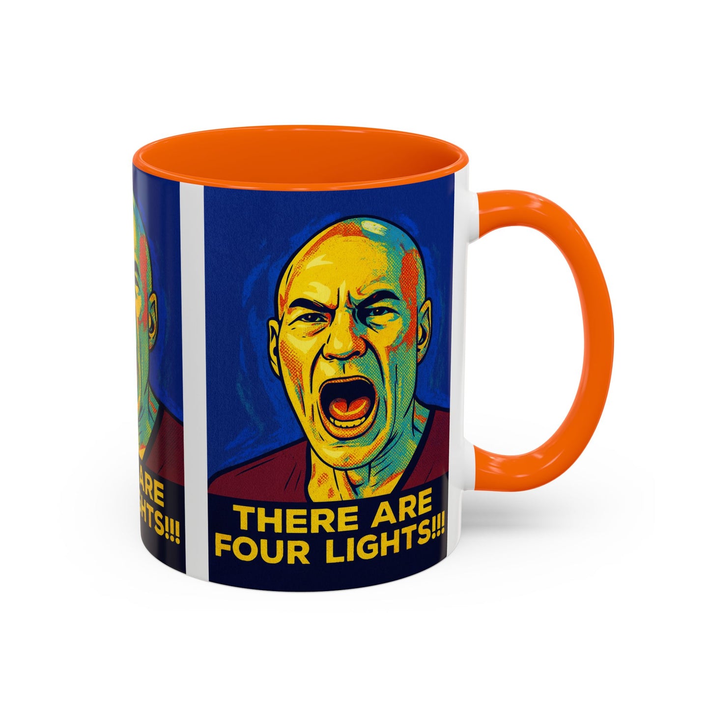 Star Trek Captain Picard Four Lights Mug