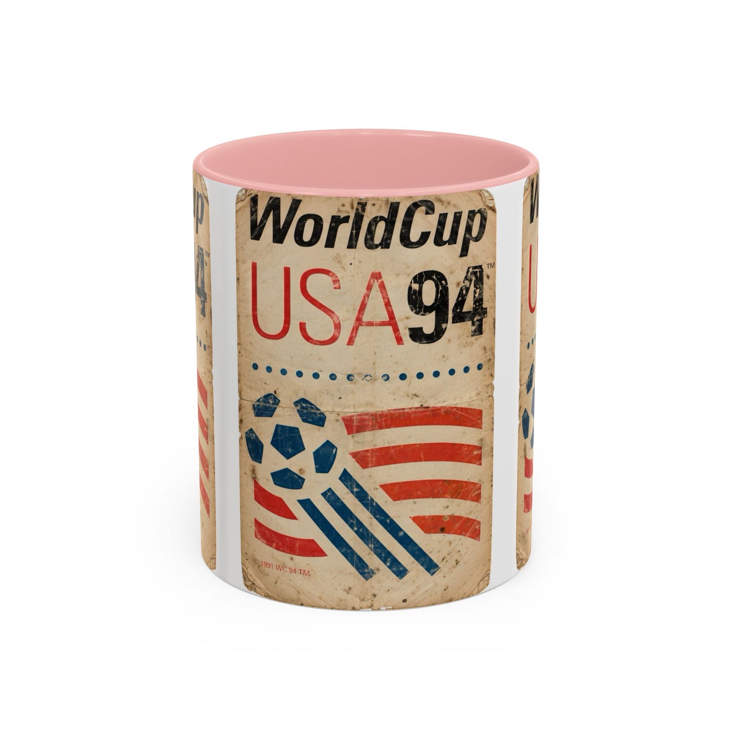 USA 94 World Cup Ball and Stripes Coffee Mug (11, 15oz)