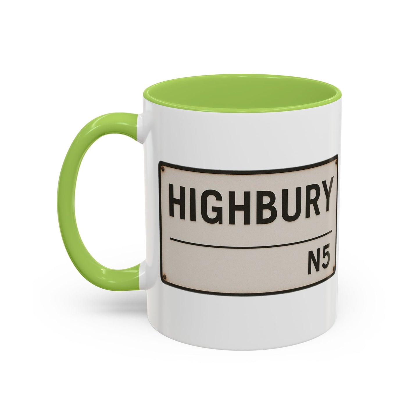 Highbury Arsenal Road Sign Mug