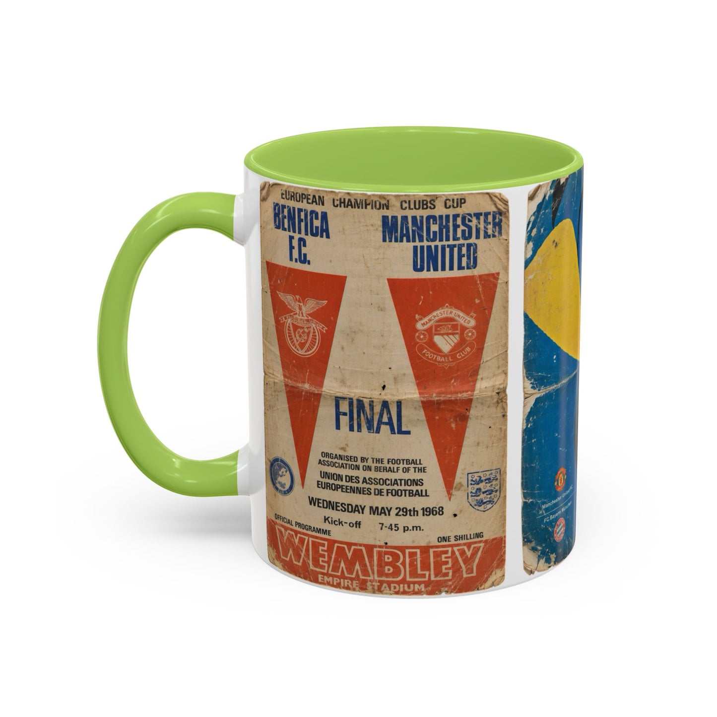 Manchester United European Cup Champions League Poster Coffee Mug (11, 15oz)
