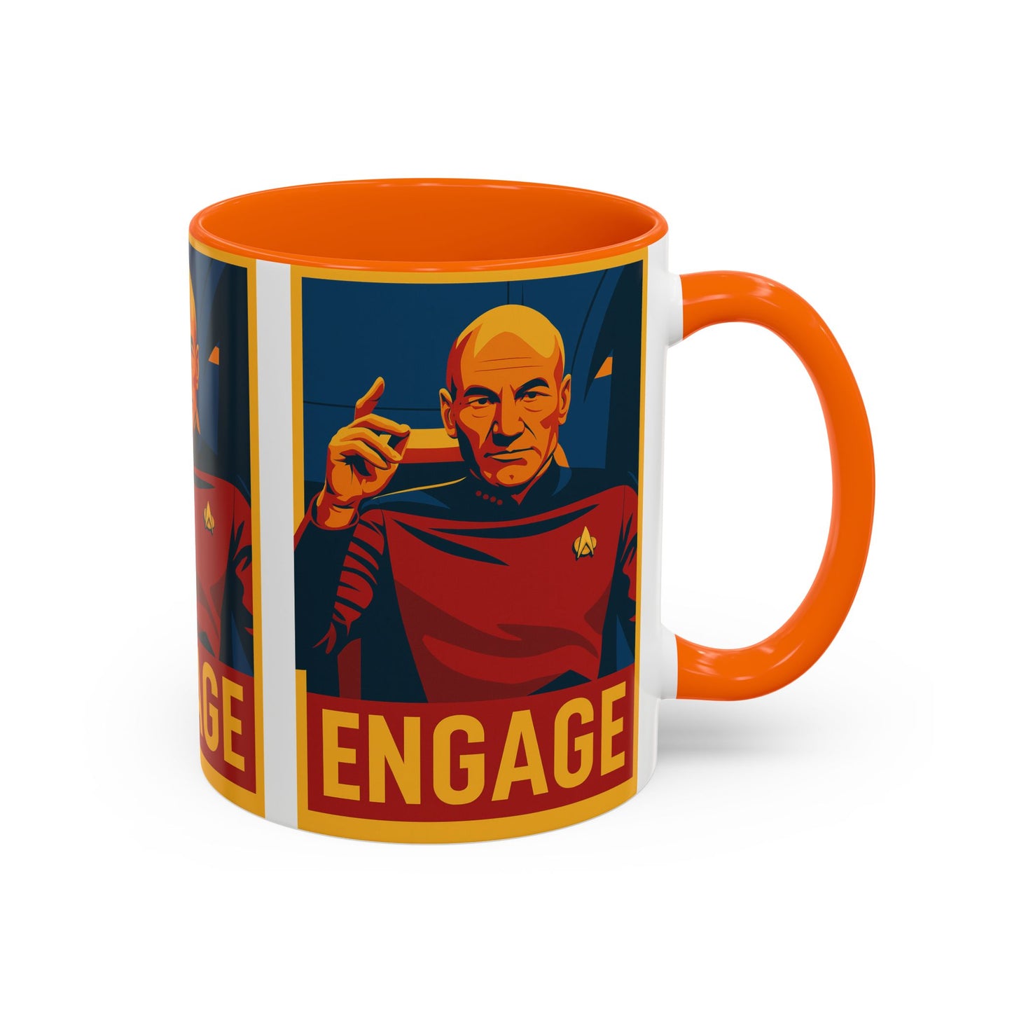 Captain Picard Engage Mug
