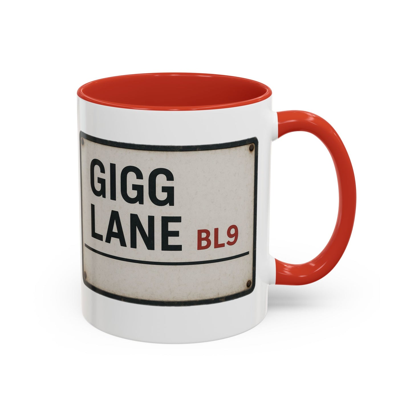 Gigg Lane Bury Road Sign