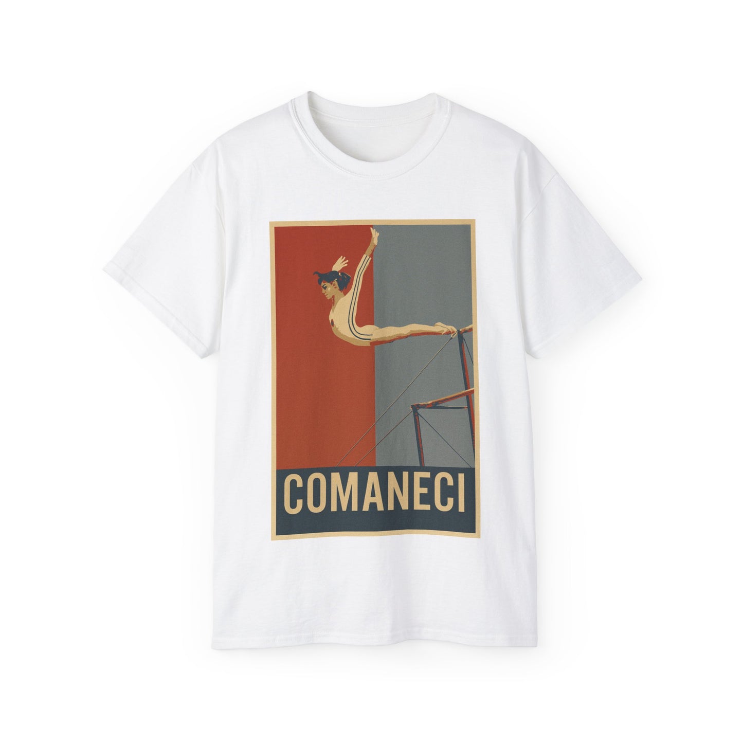 Nadia Comăneci Flying T-Shirt