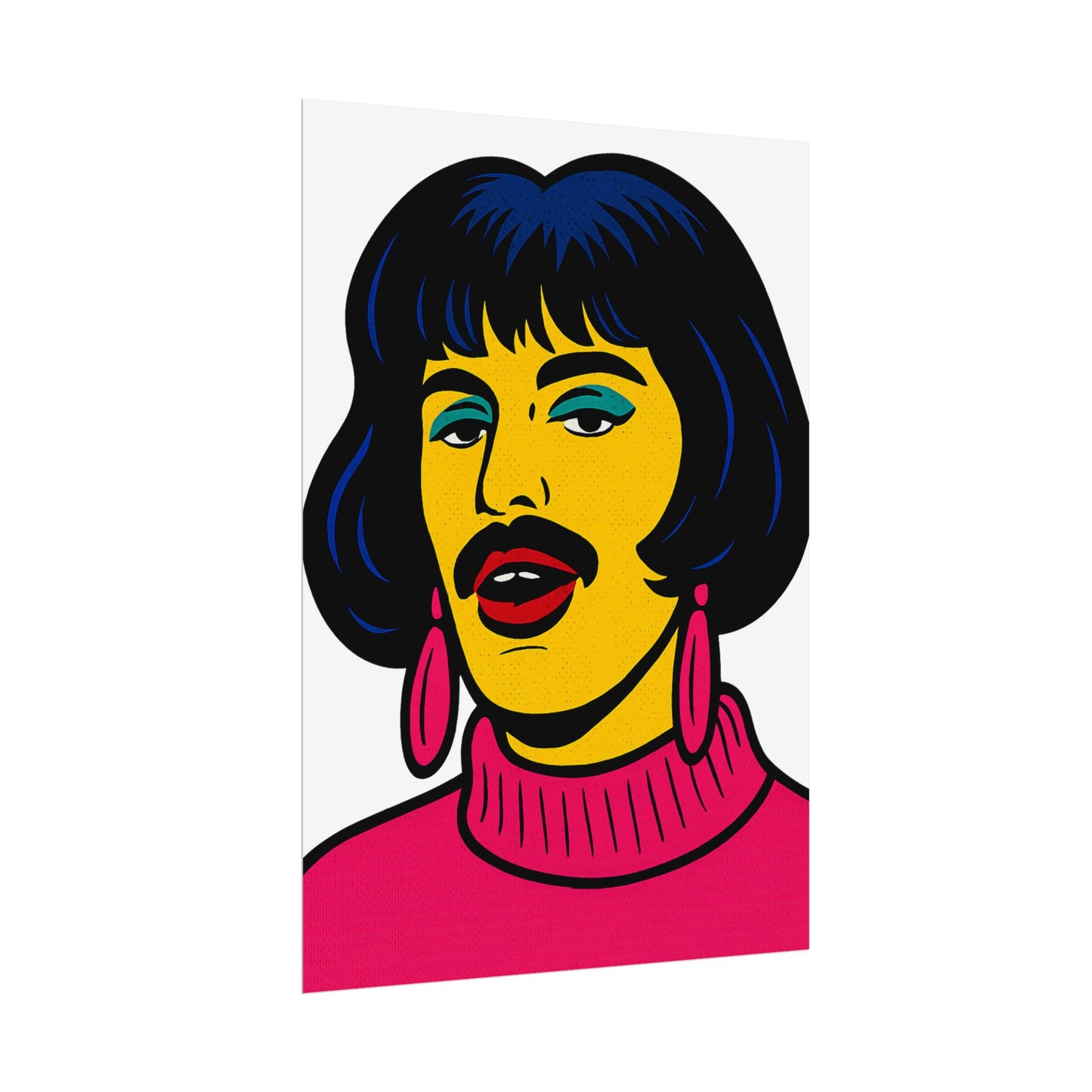 Mercury Pop Art I Want To Break Free Poster