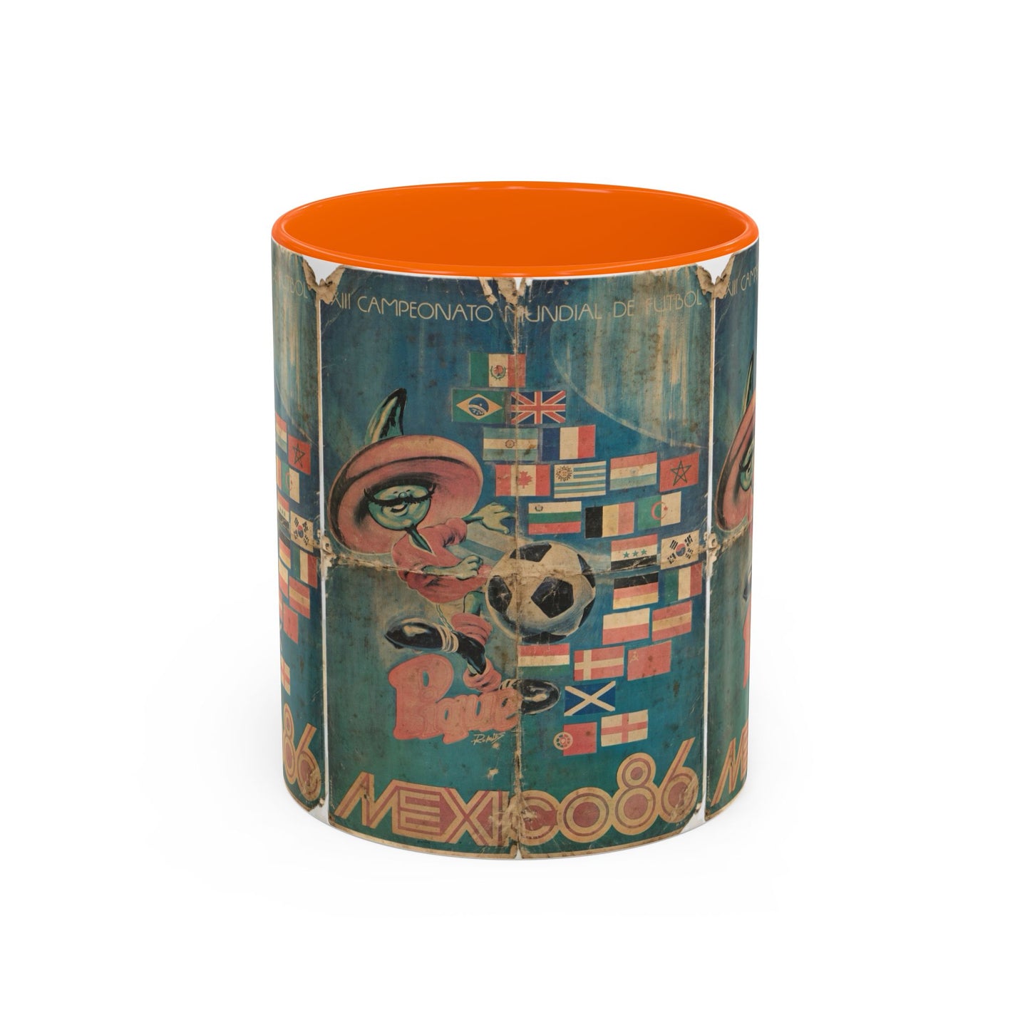 Mexico 86 Poster Pique Kick Coffee Mug (11, 15oz)