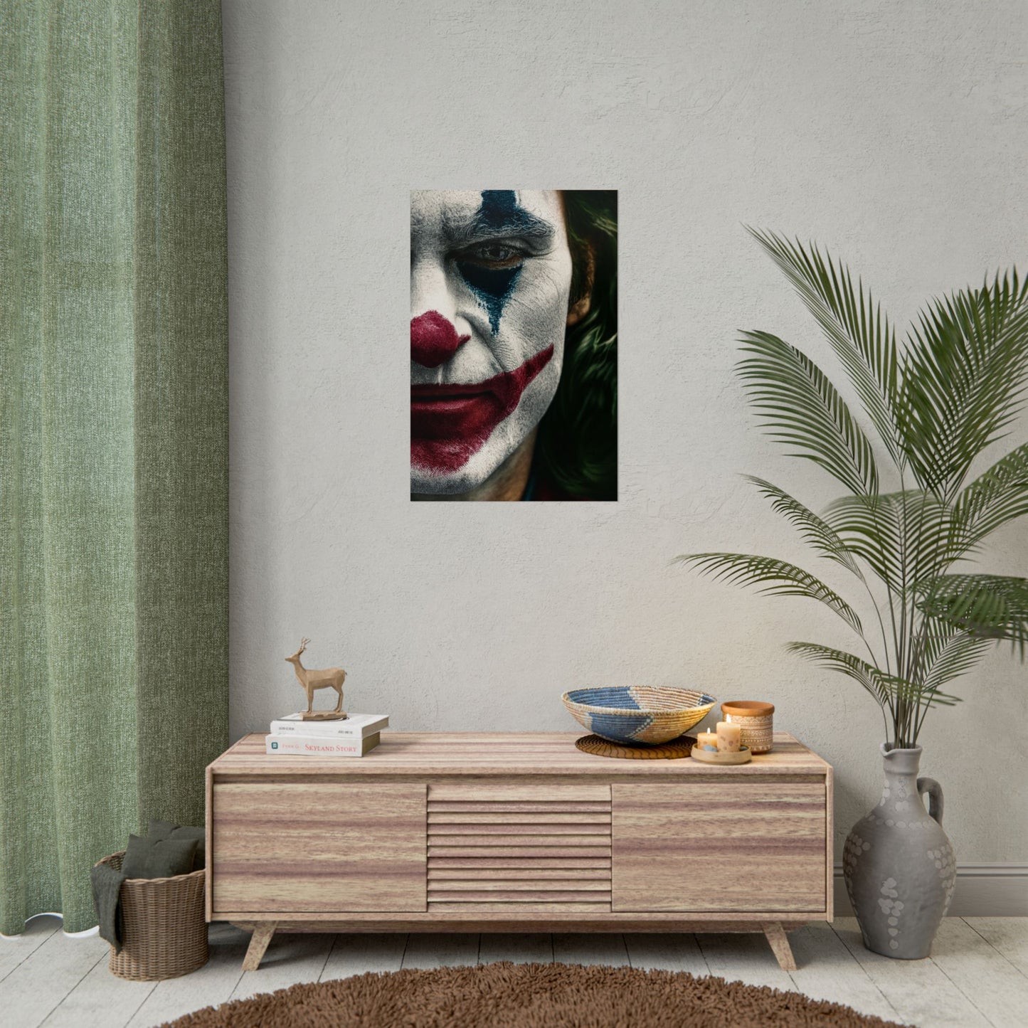 Joker Half Face Poster