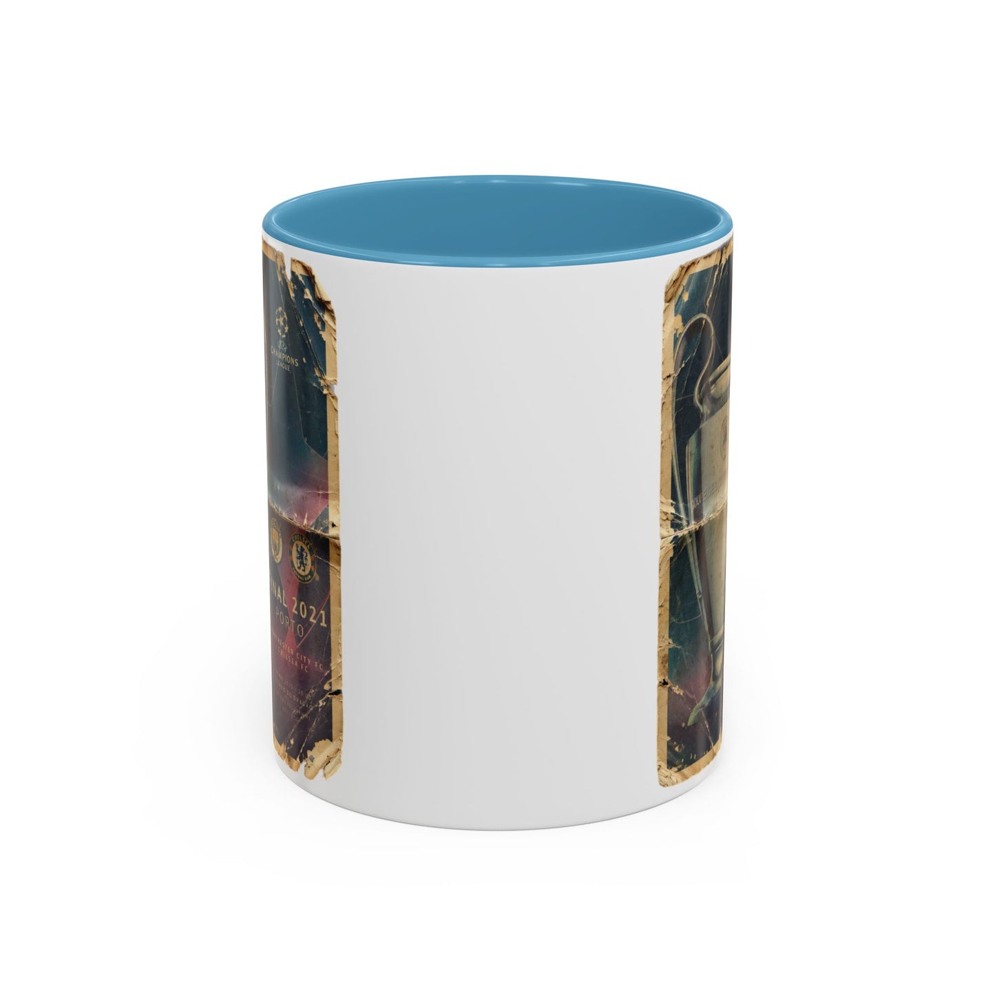 2021 UCL Final Chelsea Manchester City Poster Accent Coffee Mug (11, 15oz)