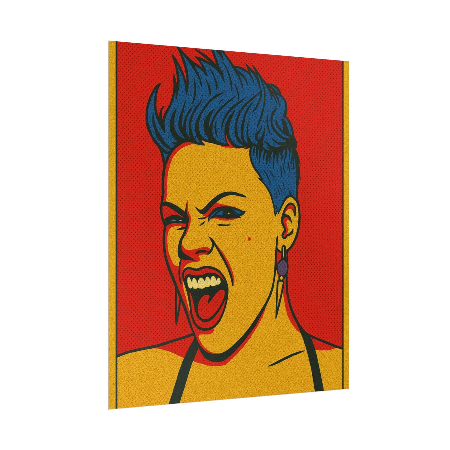 Pink Pop Art Poster