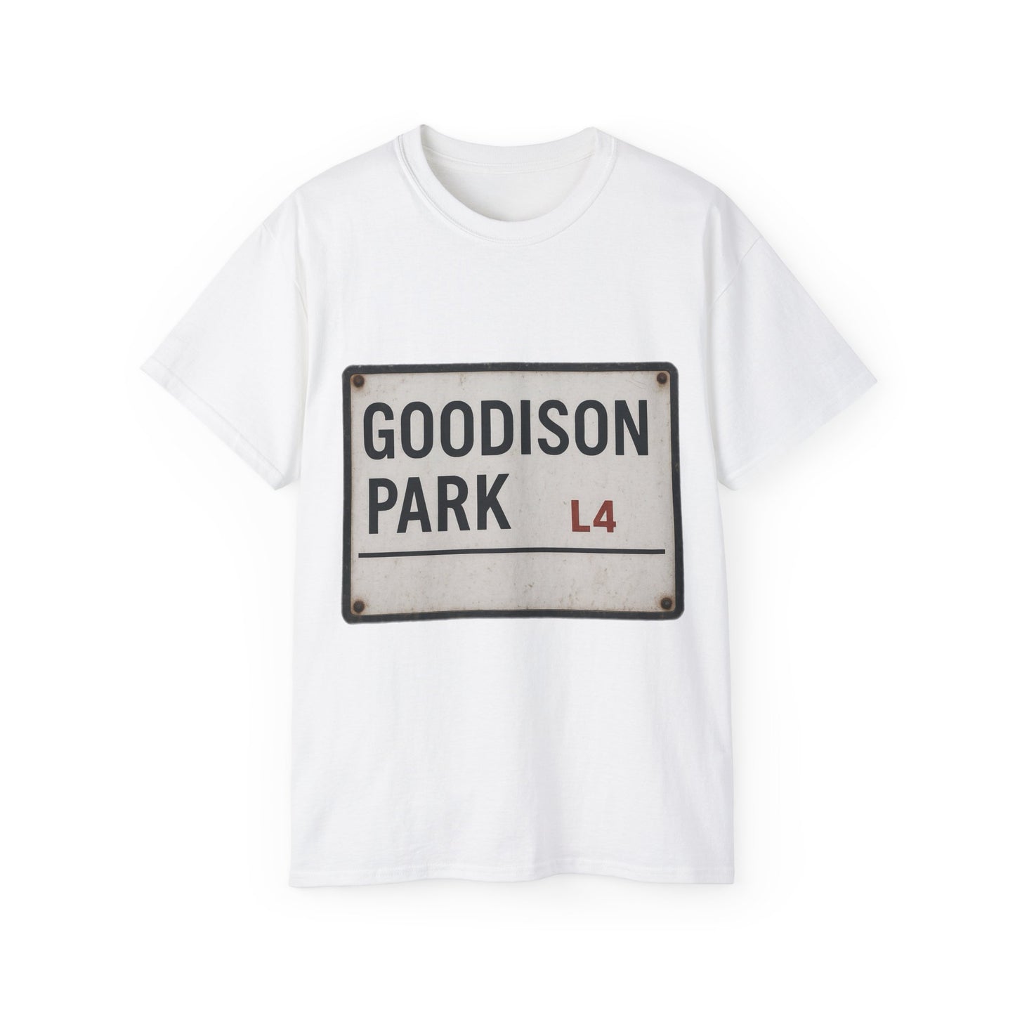 Goodison Park Everton Road Sign T-Shirt